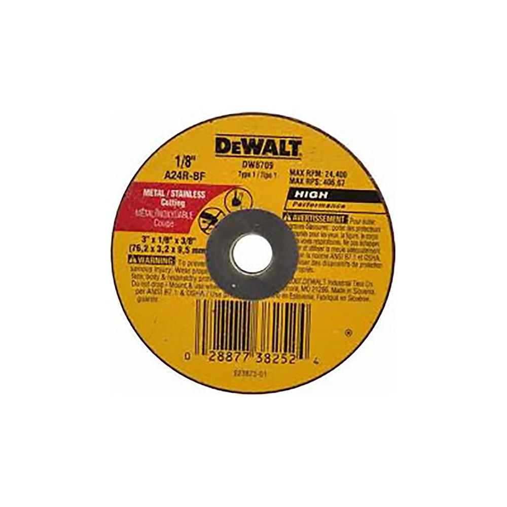 3 Inch x 1/8 Inch x 3/8 Inch A24R Wheel