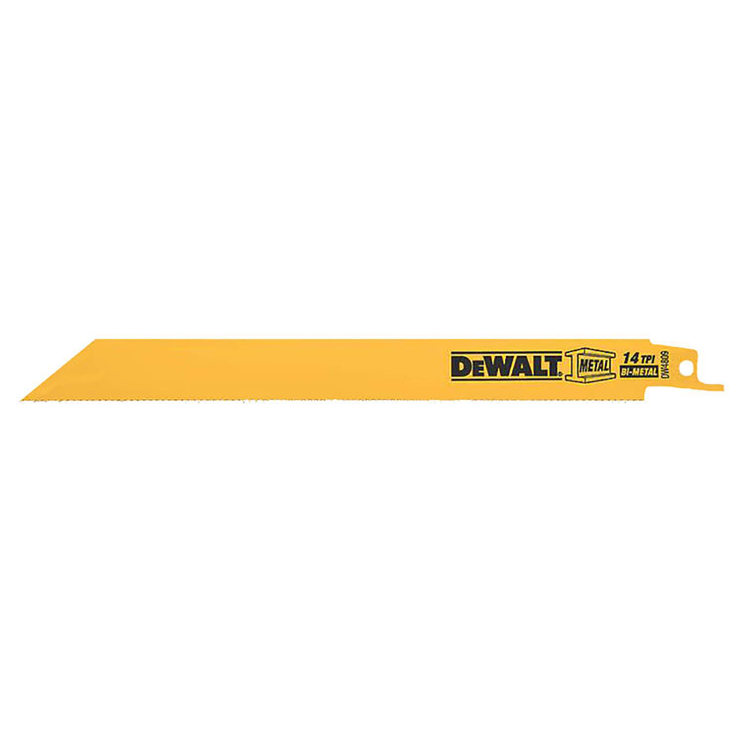 8 Inch 14 TPI Bi-Metal Reciprocating Saw Blade-25/Pack