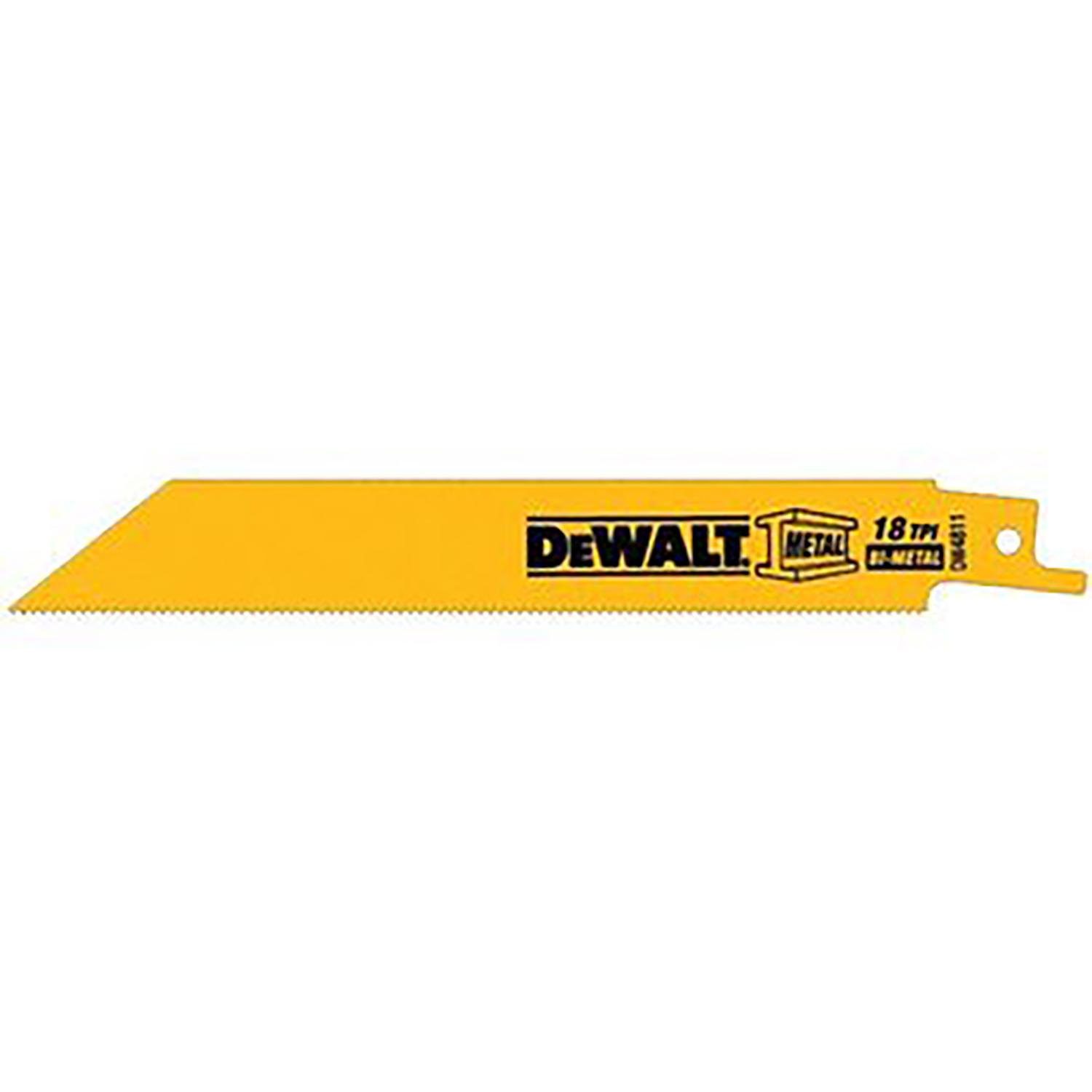 6 Inch 18 TPI Bi-Metal Reciprocating Saw Blade-25/Pack