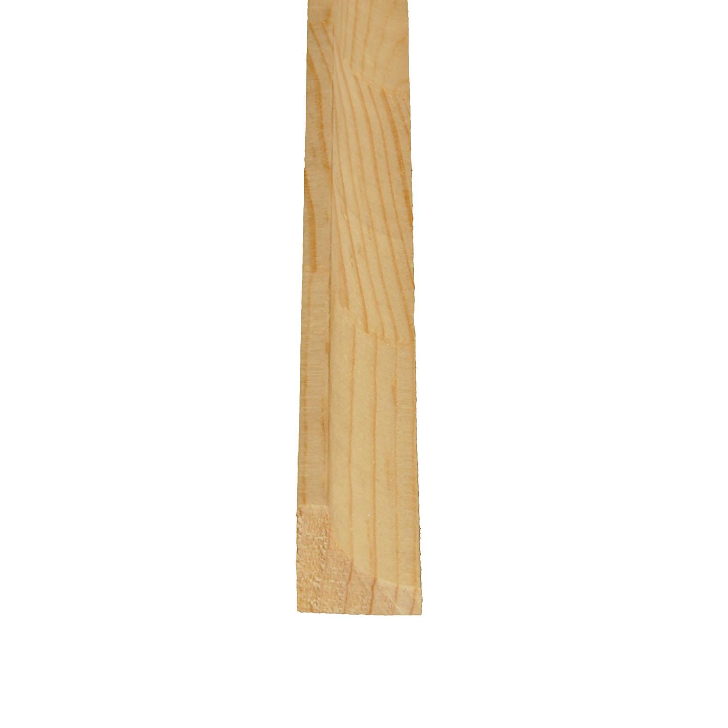 Arrêt de porte en pin 7/16 x 1 3/16 po x 7 pi
