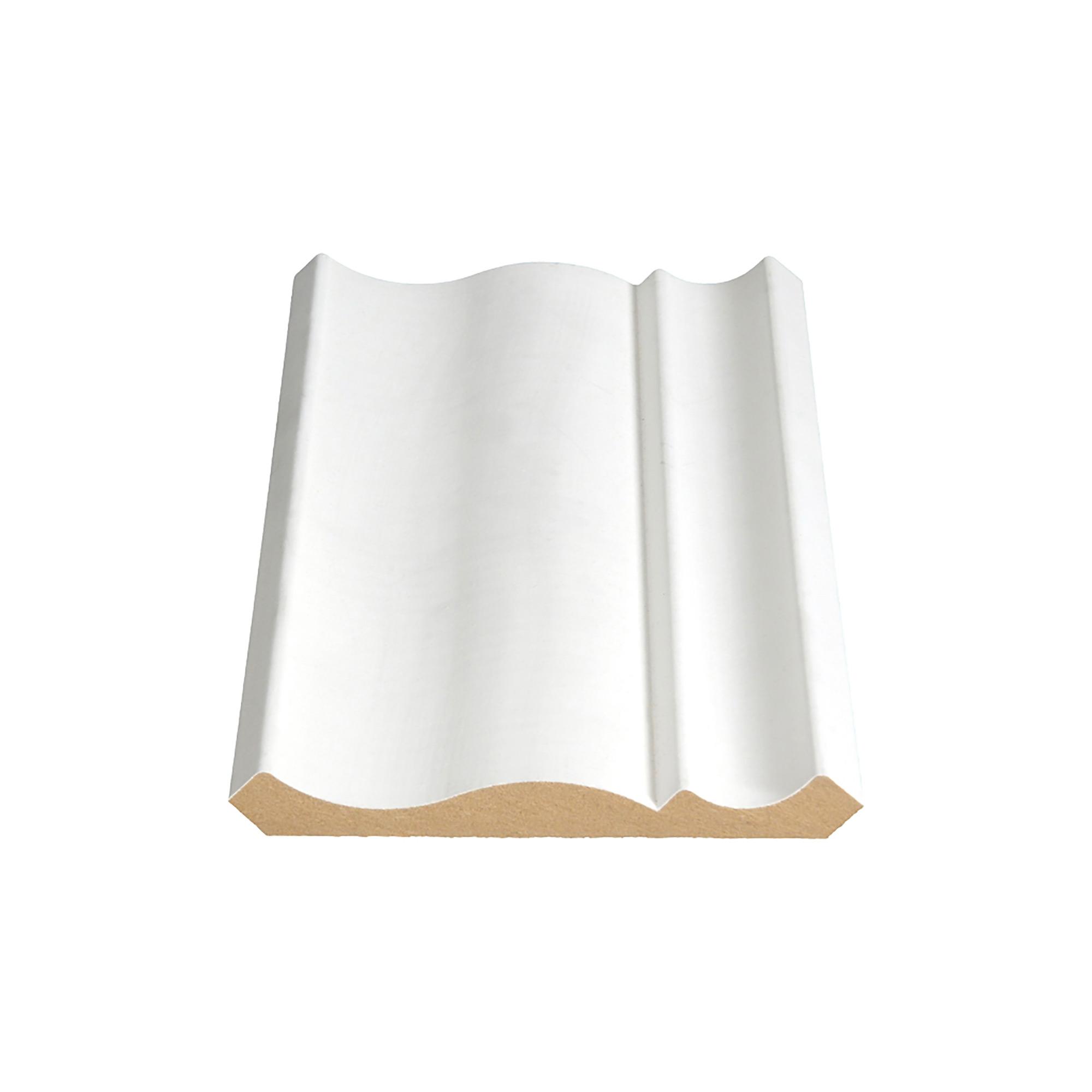 3/8" x 4.1/8" x 16' Primed Pine Baseboard