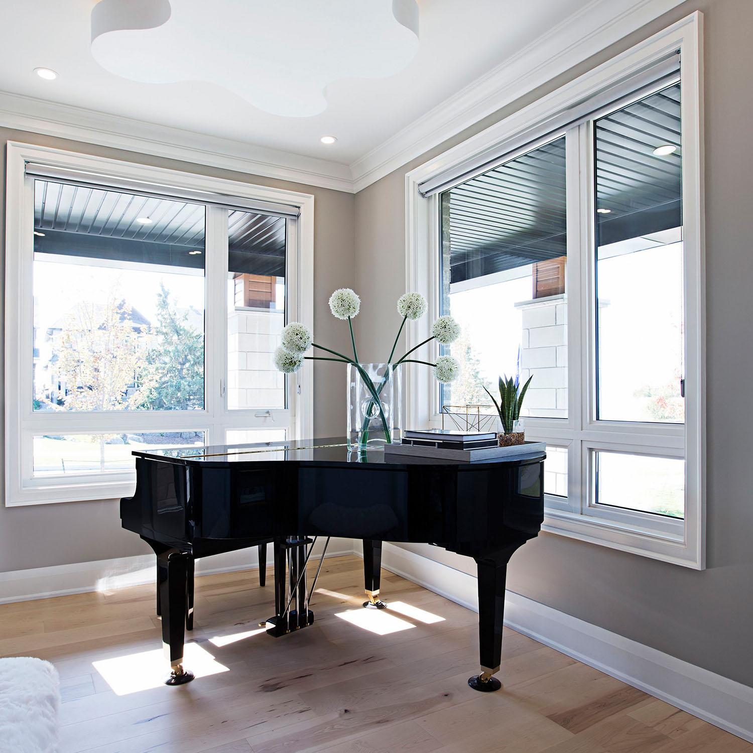 1.2" x 4.1/2" x 8' Primed MDF Baseboard