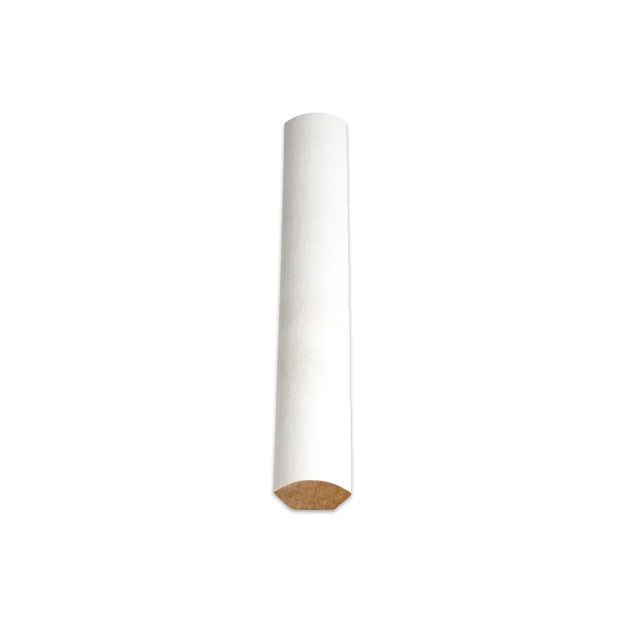 11/16" x 11/16" x 8' White Cove Moulding