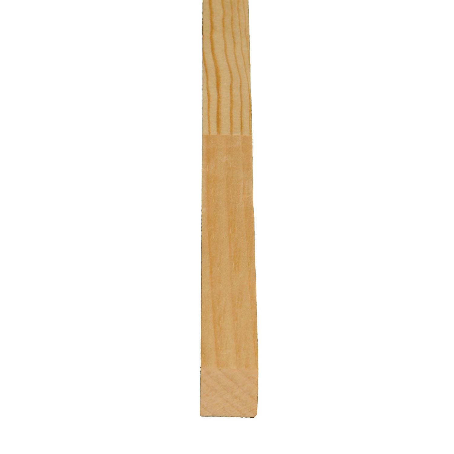 Moulure carrée en pin 7/16 x 7/16 po x 8 pi