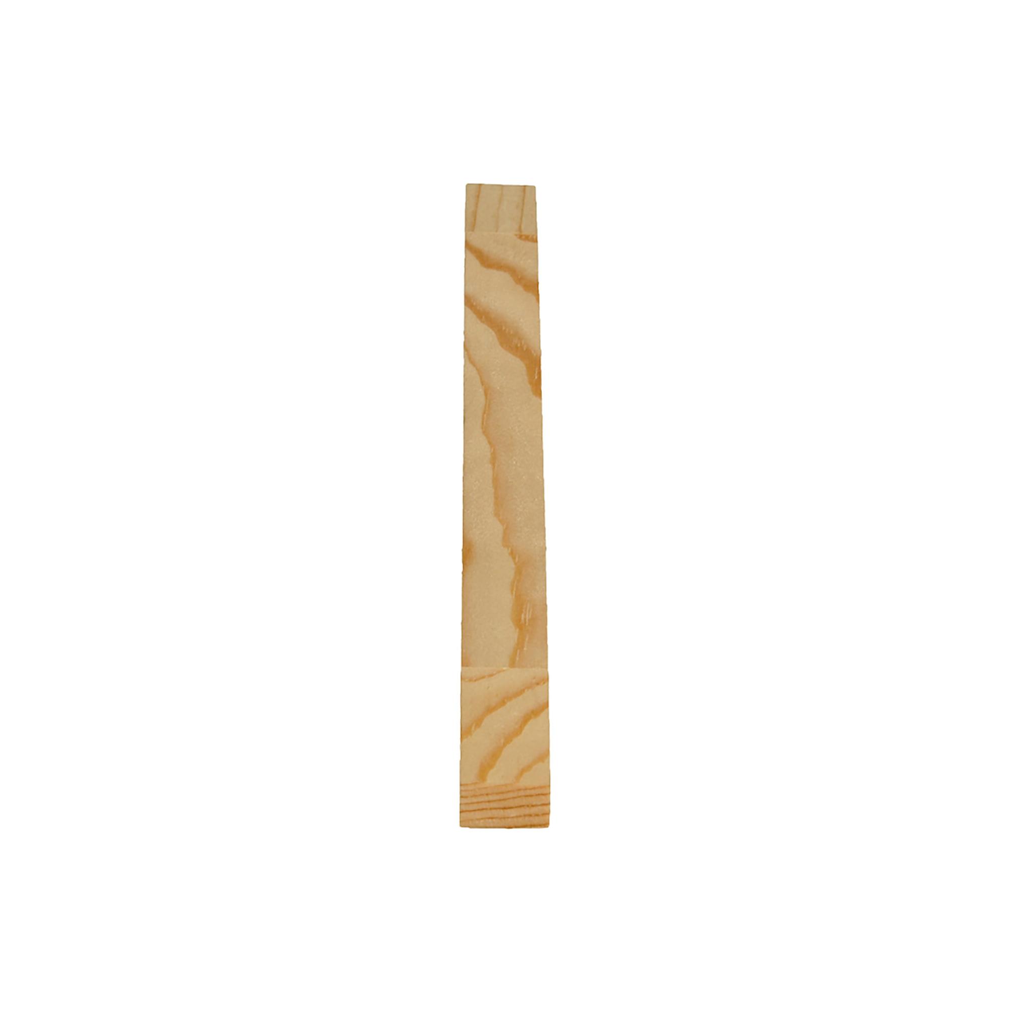 7/16" x 11/16" x 8' Pine Square Moulding