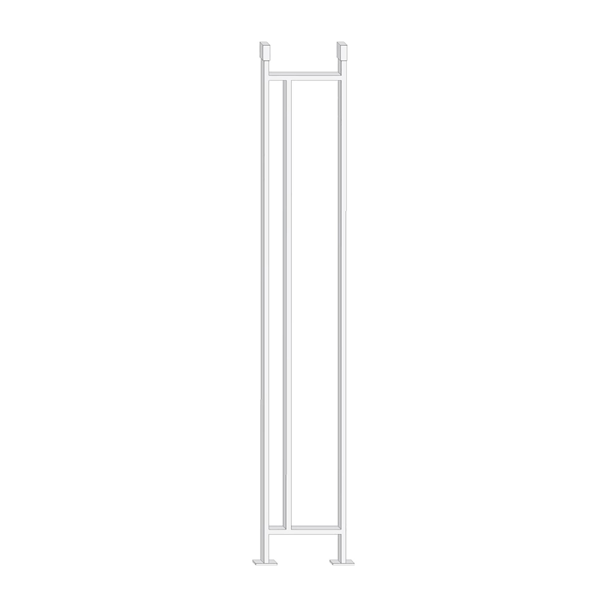 Balustre à planche en fer 3/8 x 6 x 42 po
