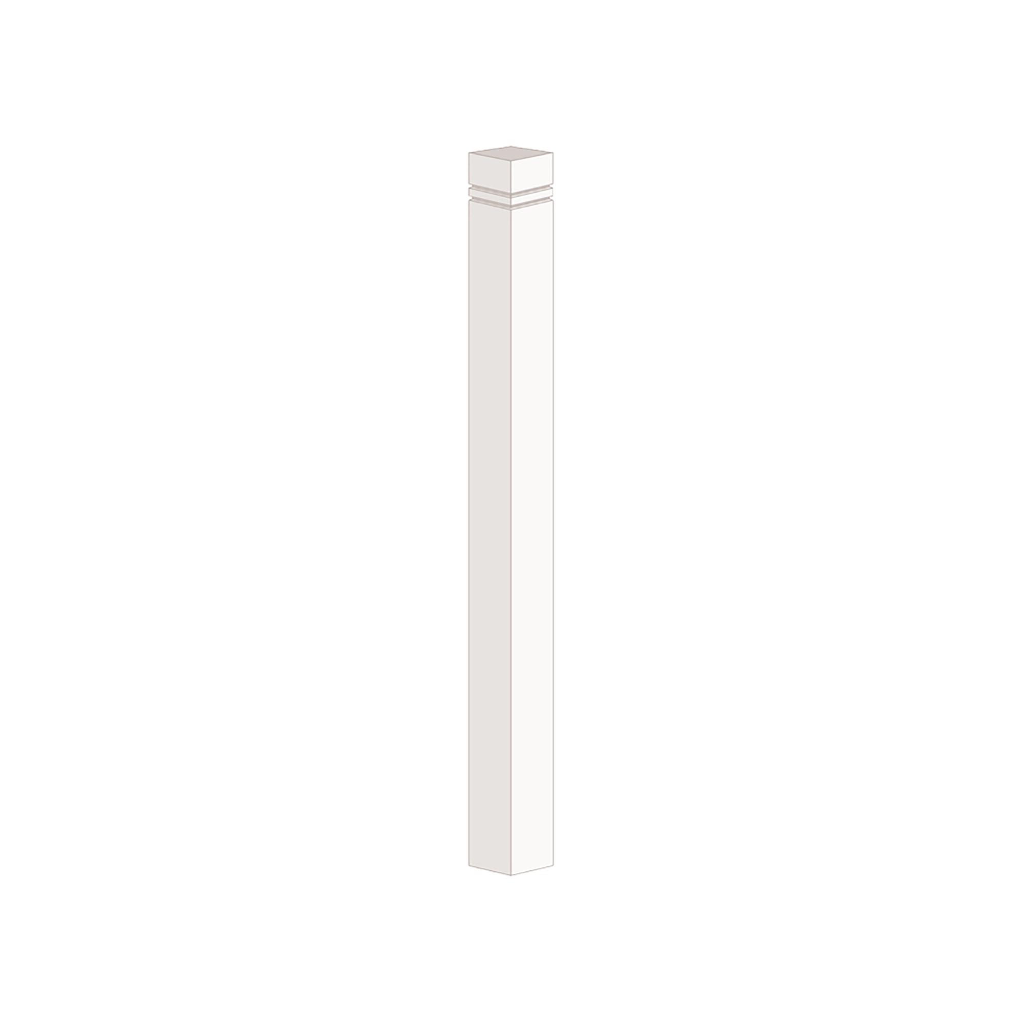 Pilastre en érable 2 7/8 x 2 7/8 x 45 po