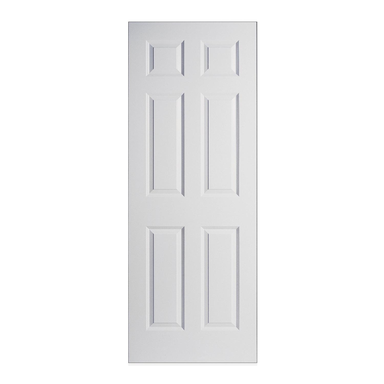 16" x 80" 6-Panel Prehung Left Interior Door 4-5/8"