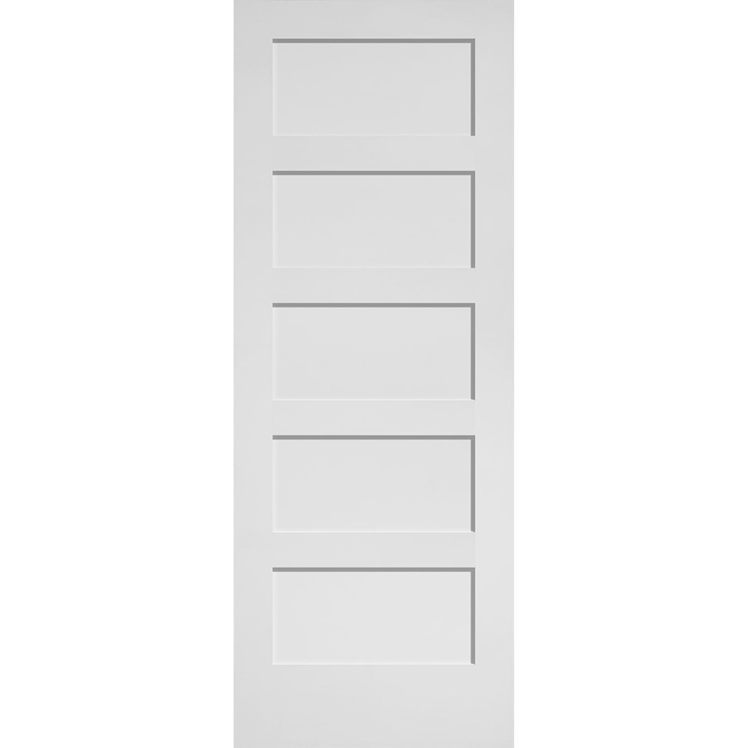 Panneau Shaker pré-mont gauche 5 pan FDM apprêt 45/8x30x80po