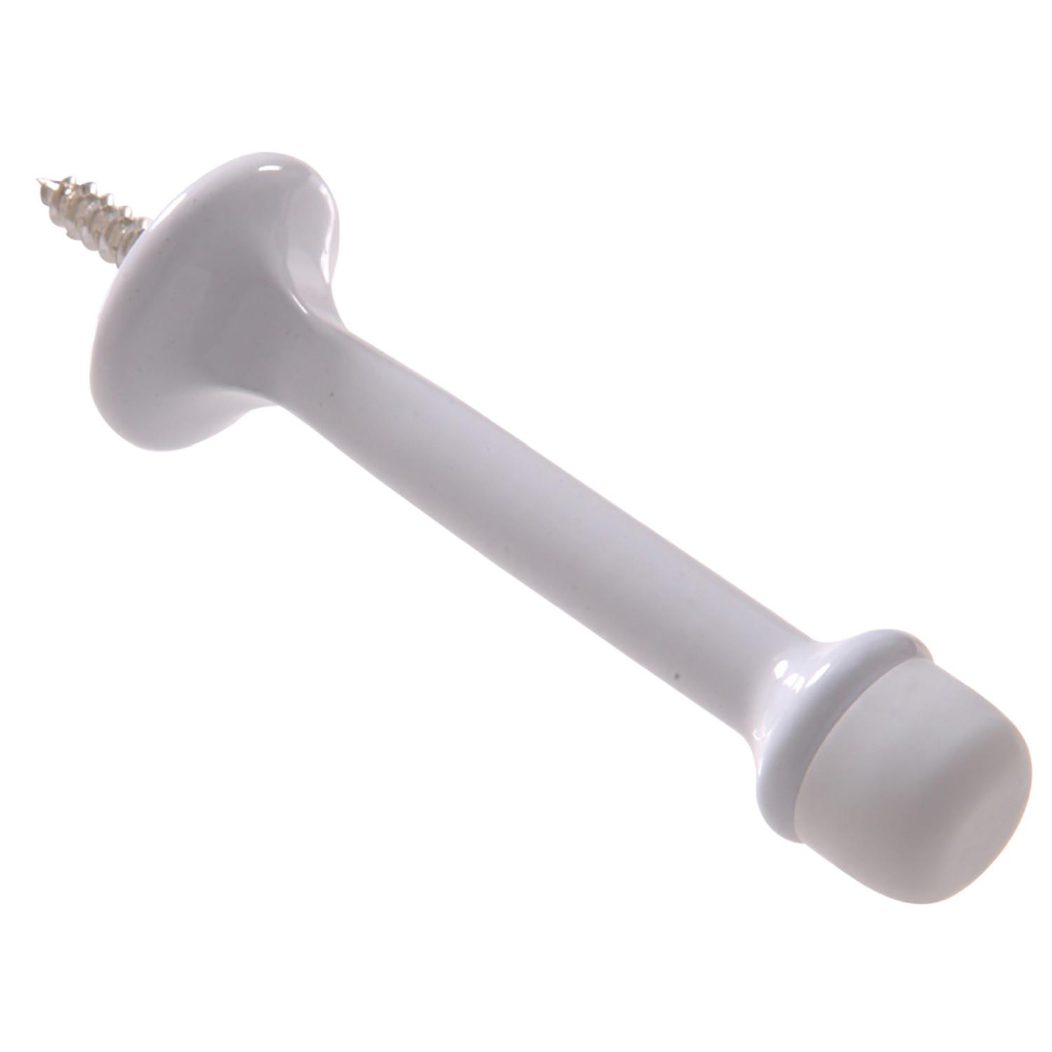 3" White Rigid Door Stop