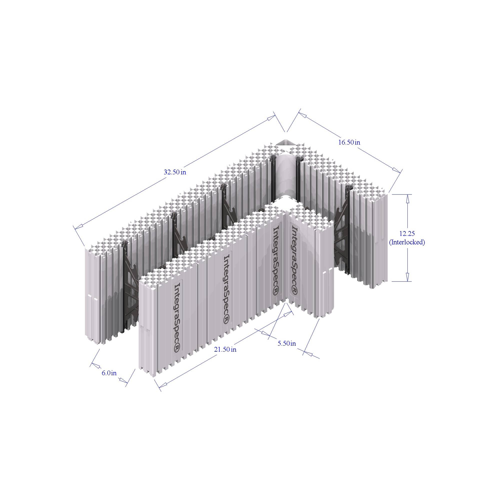 Panneau de coin de FCI 6 po Integraspec
