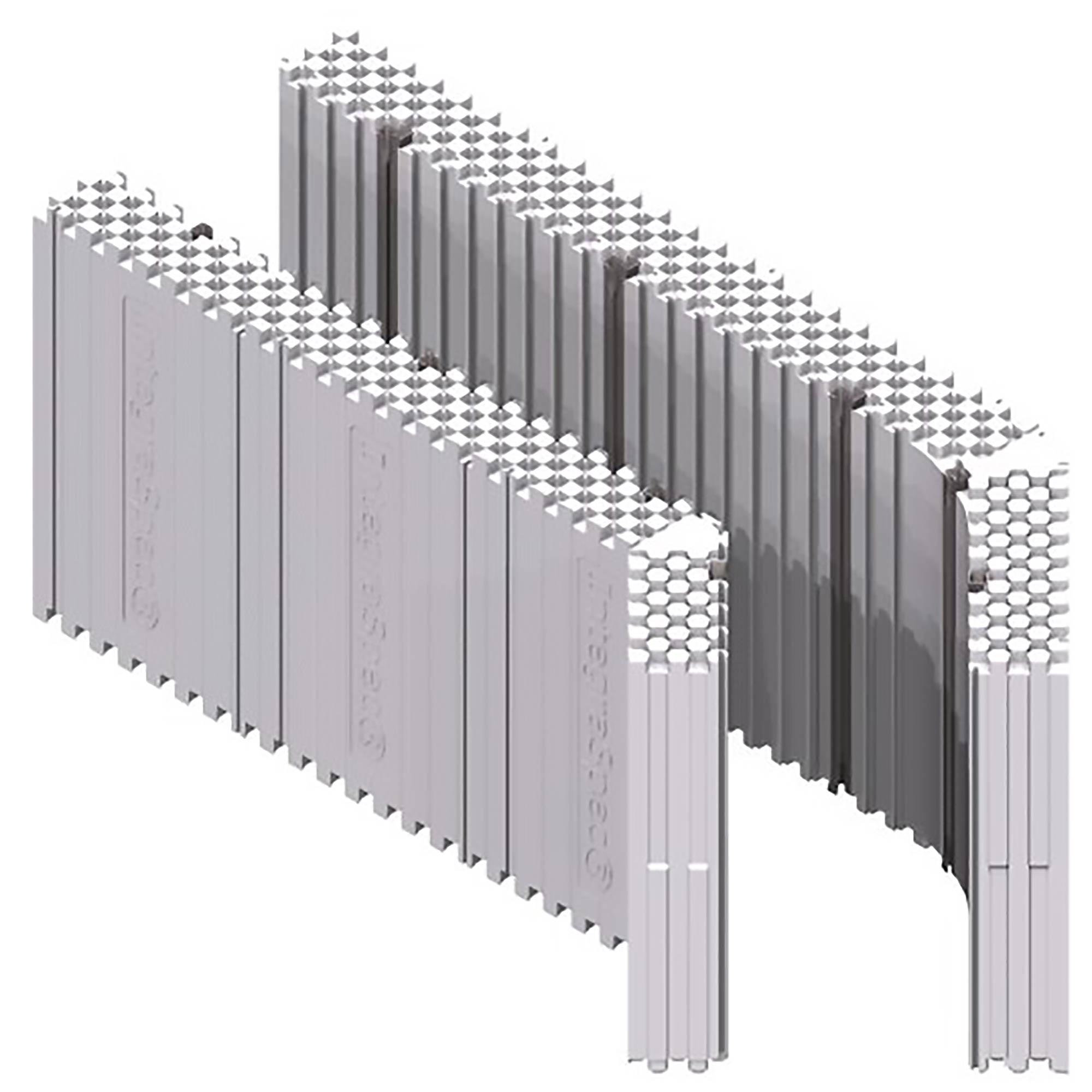 Panneau de coin commercial de FCI 8 po Integraspec, ensemble
