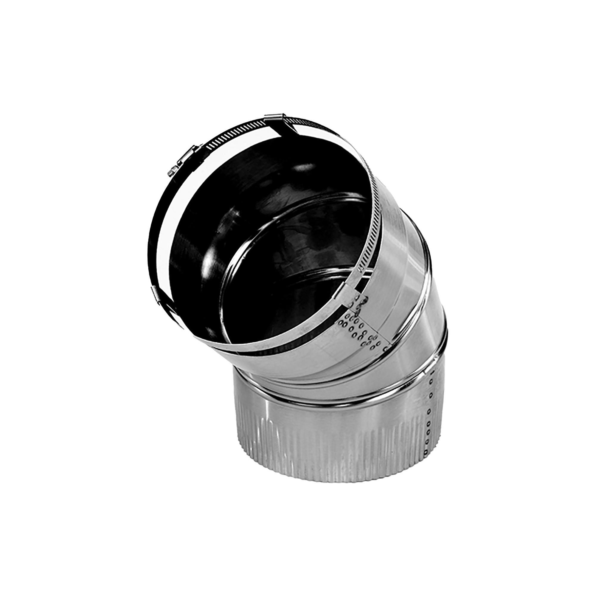 6" x 45 Degree Elbow Rigid Liner Stainless