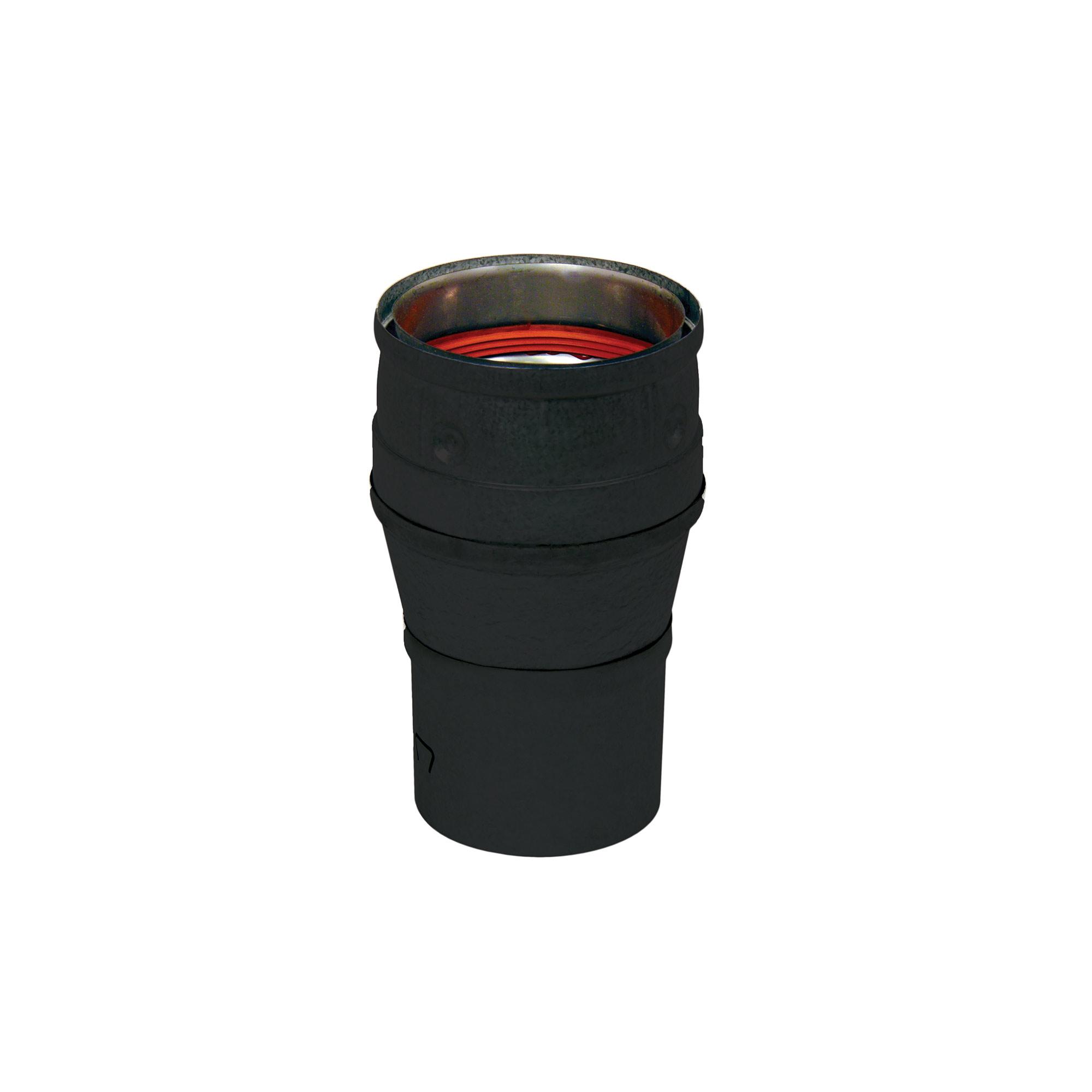 3"-4" Increaser Pellet Vent Black