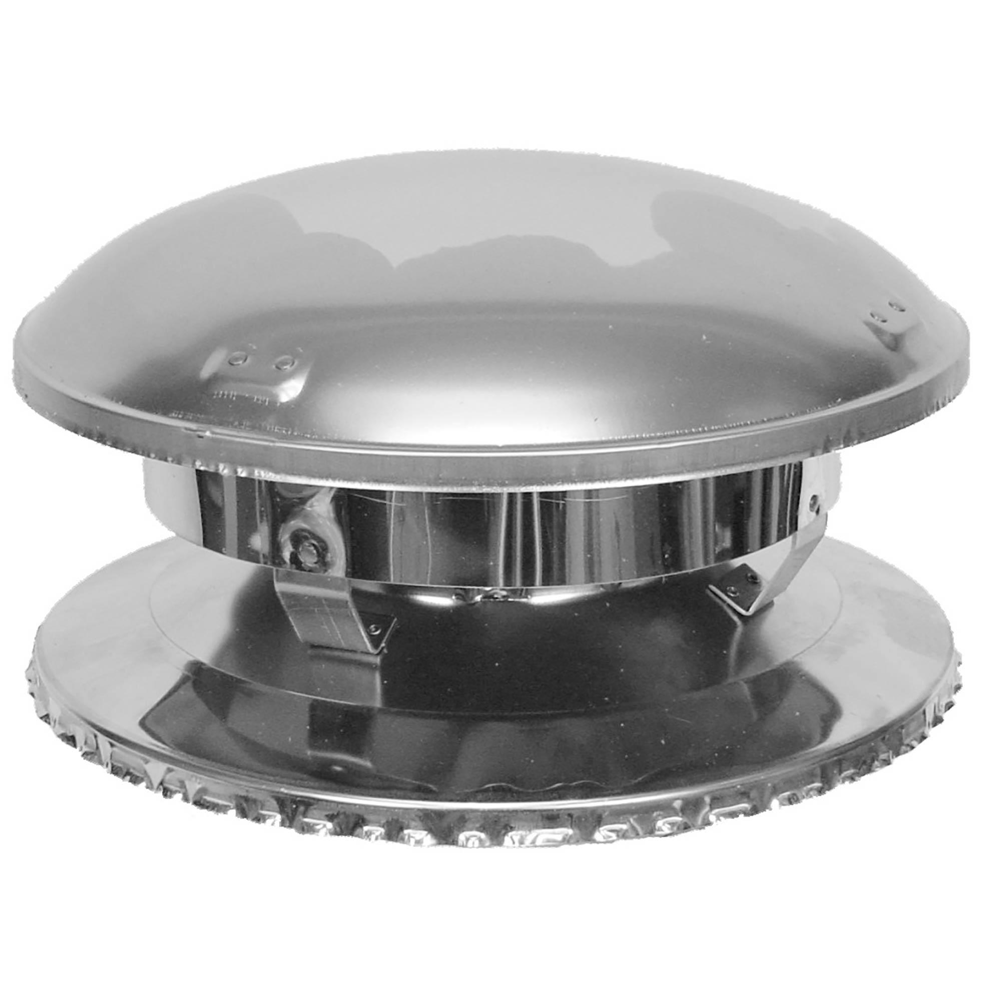 7" Rain Cap Rigid Liner Stainless
