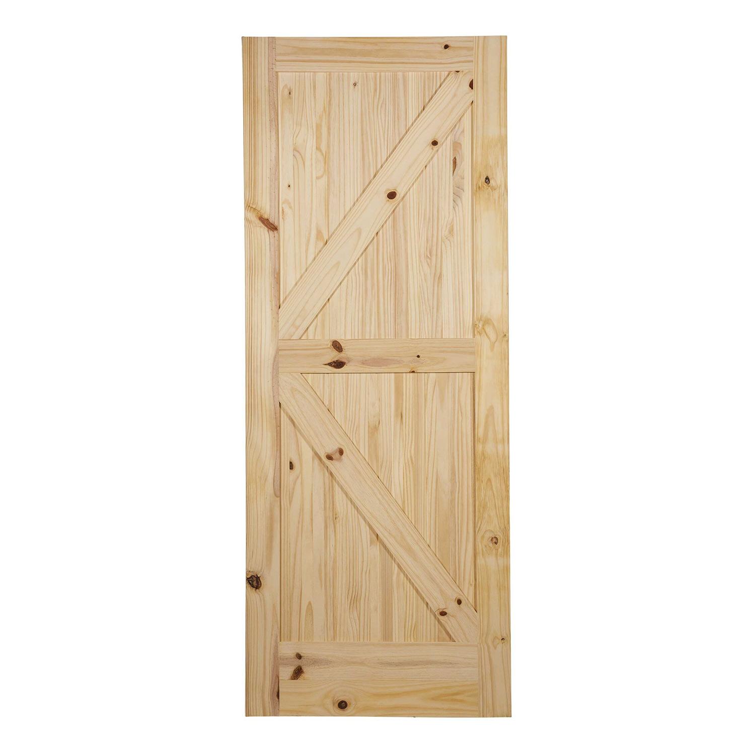 33" x 84" K Barn Knotty Pine Door