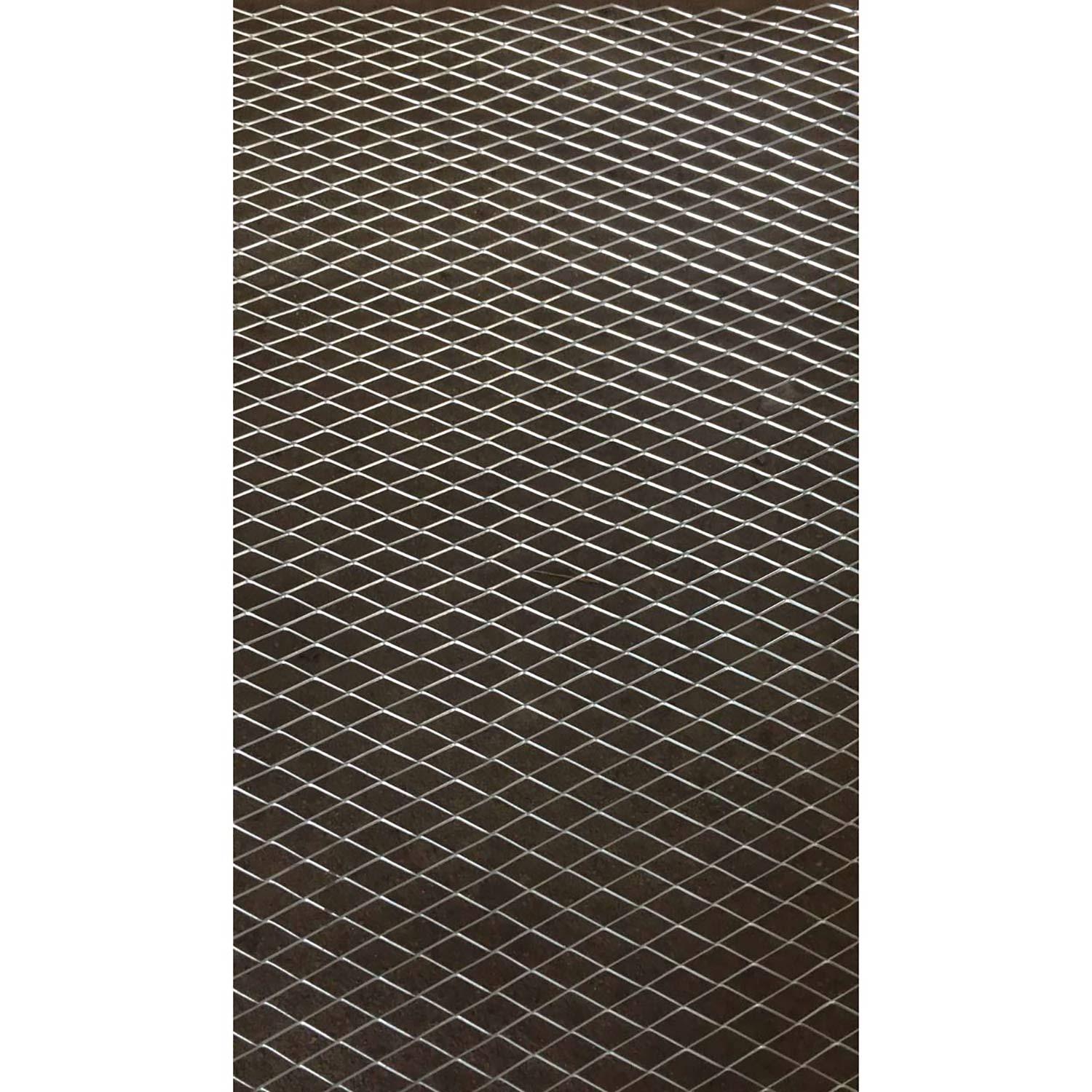 27" x 96" Zinc Plated Steel Diamond Wire Mesh