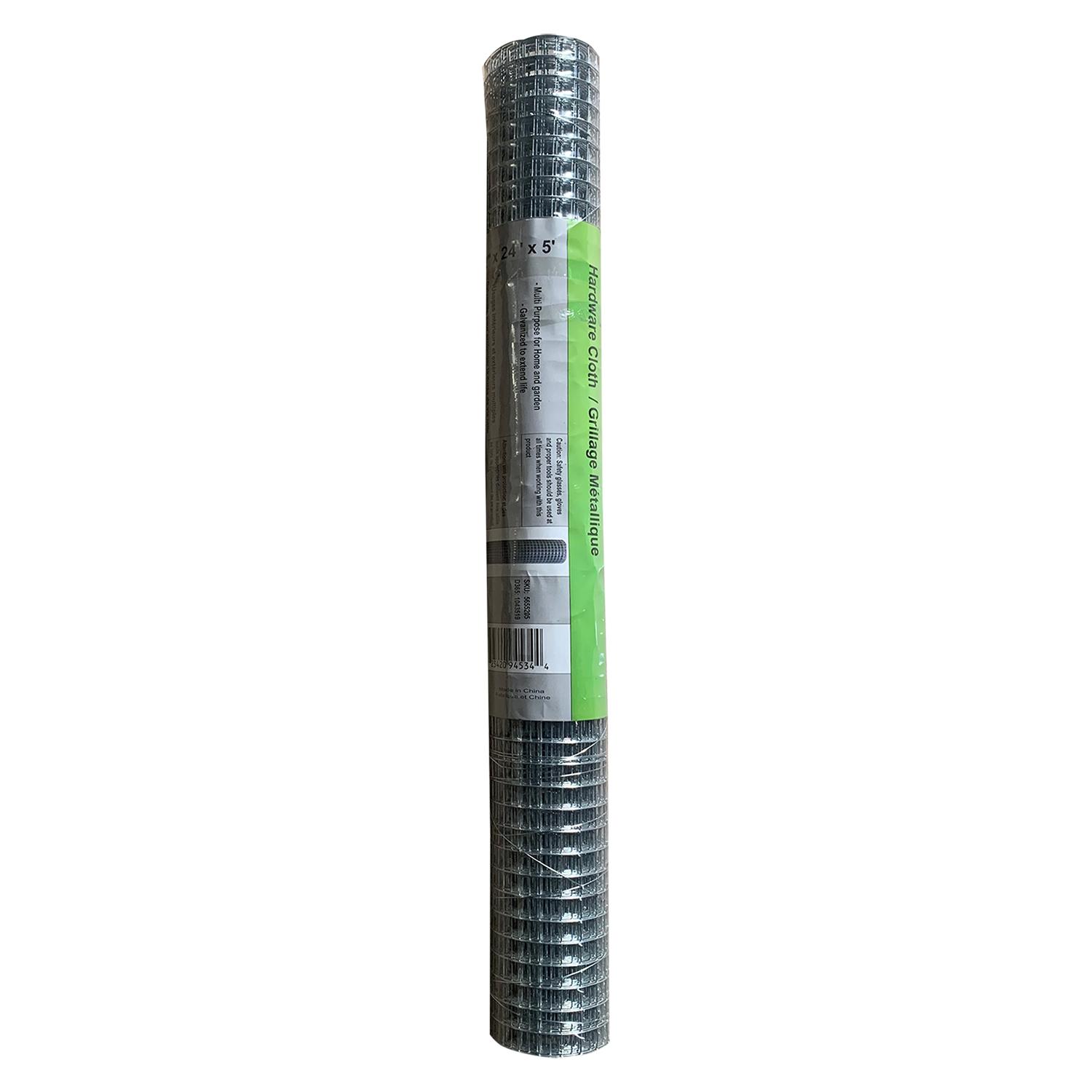 Grillage métallique 1/2 x 24 po x 5 pi