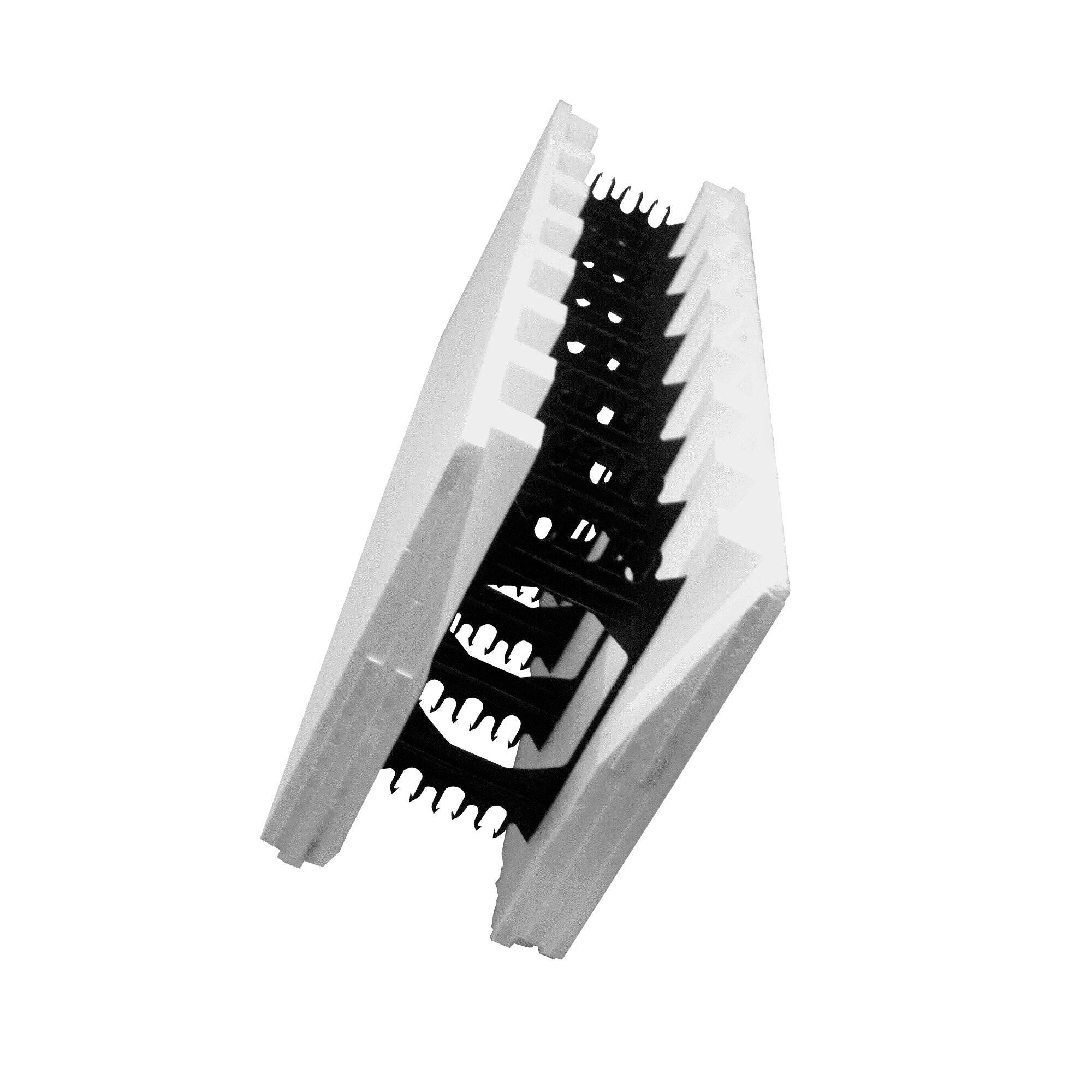 Forme supérieure droite de robinet 6 po 5,33 pi²