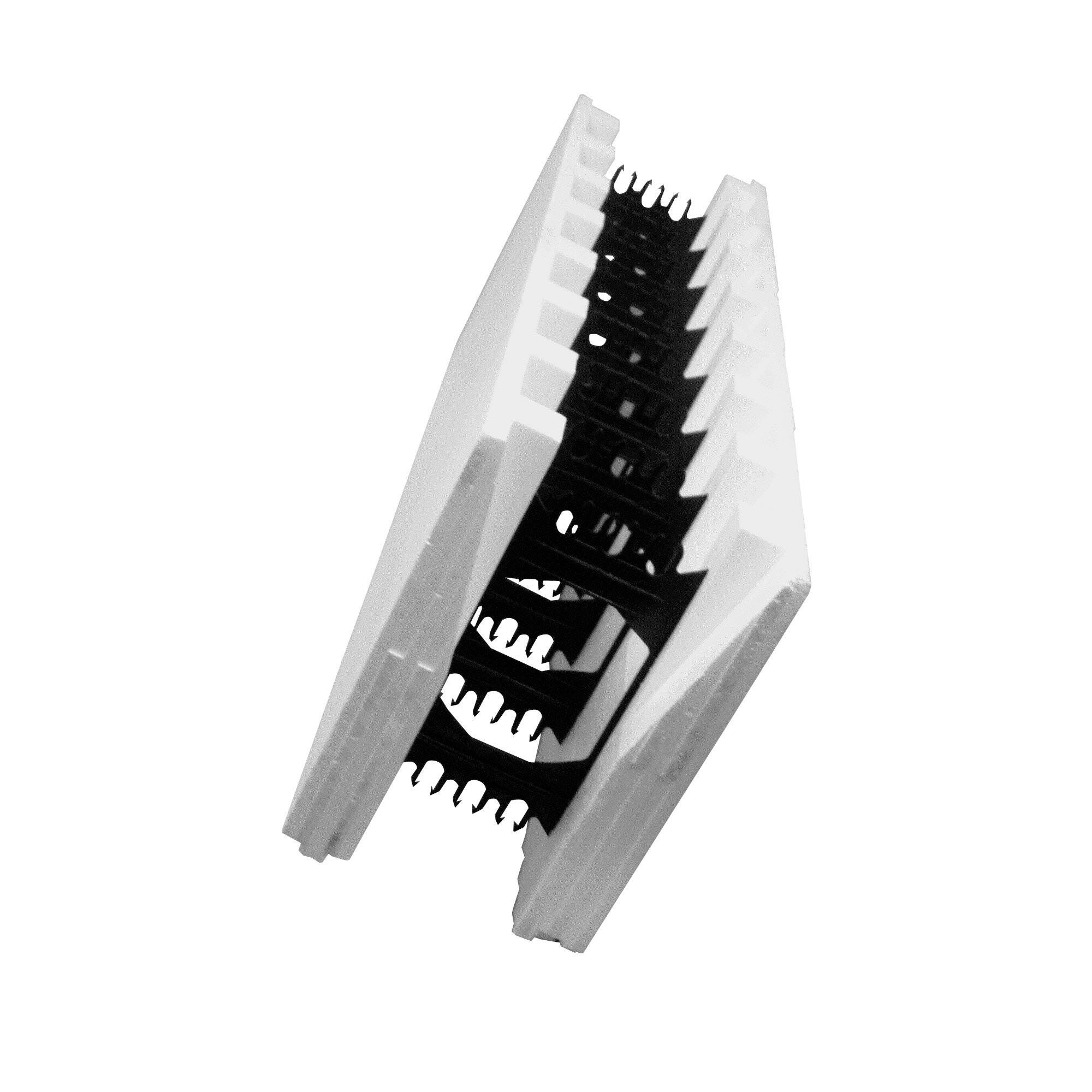 Forme supérieure droite 8 po Forme 5,33 pi²