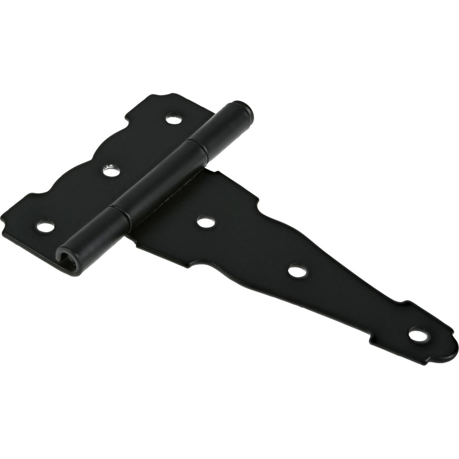 Penture en T réversible ornementale 4 po noir