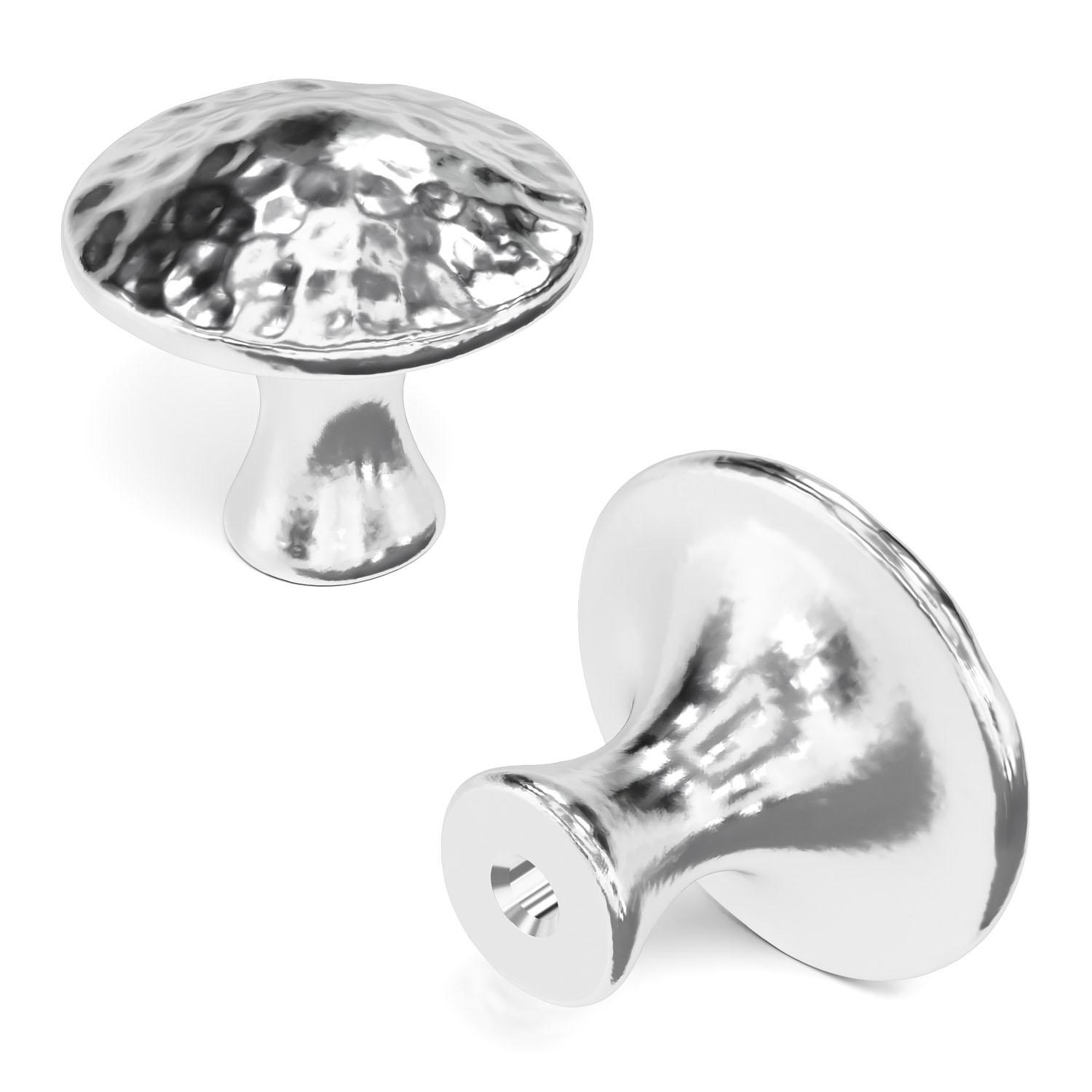 XDNO KNOB, 1-1/4" DIA CHROME