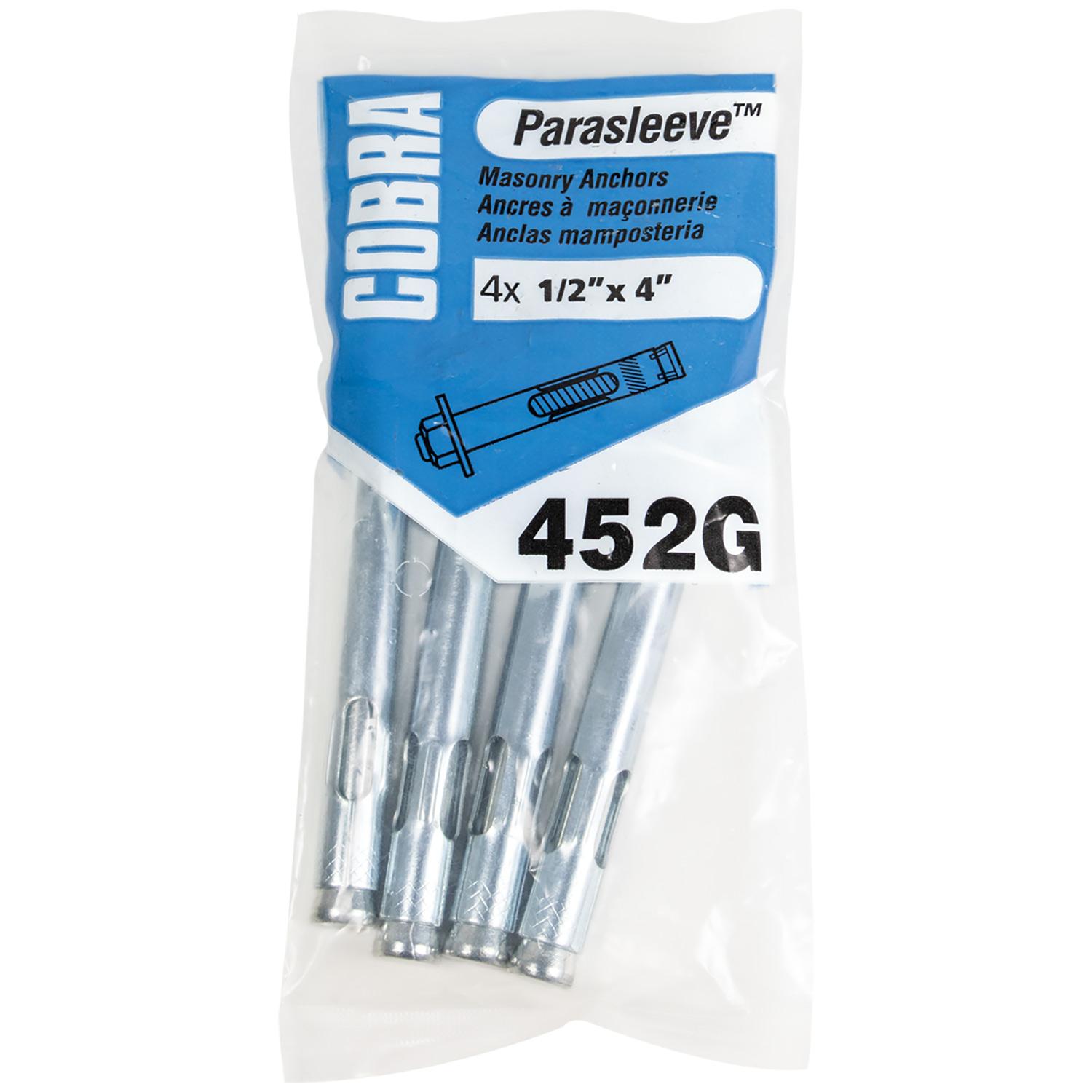 ParaSleeve 1/2" x 4"-4/Pack