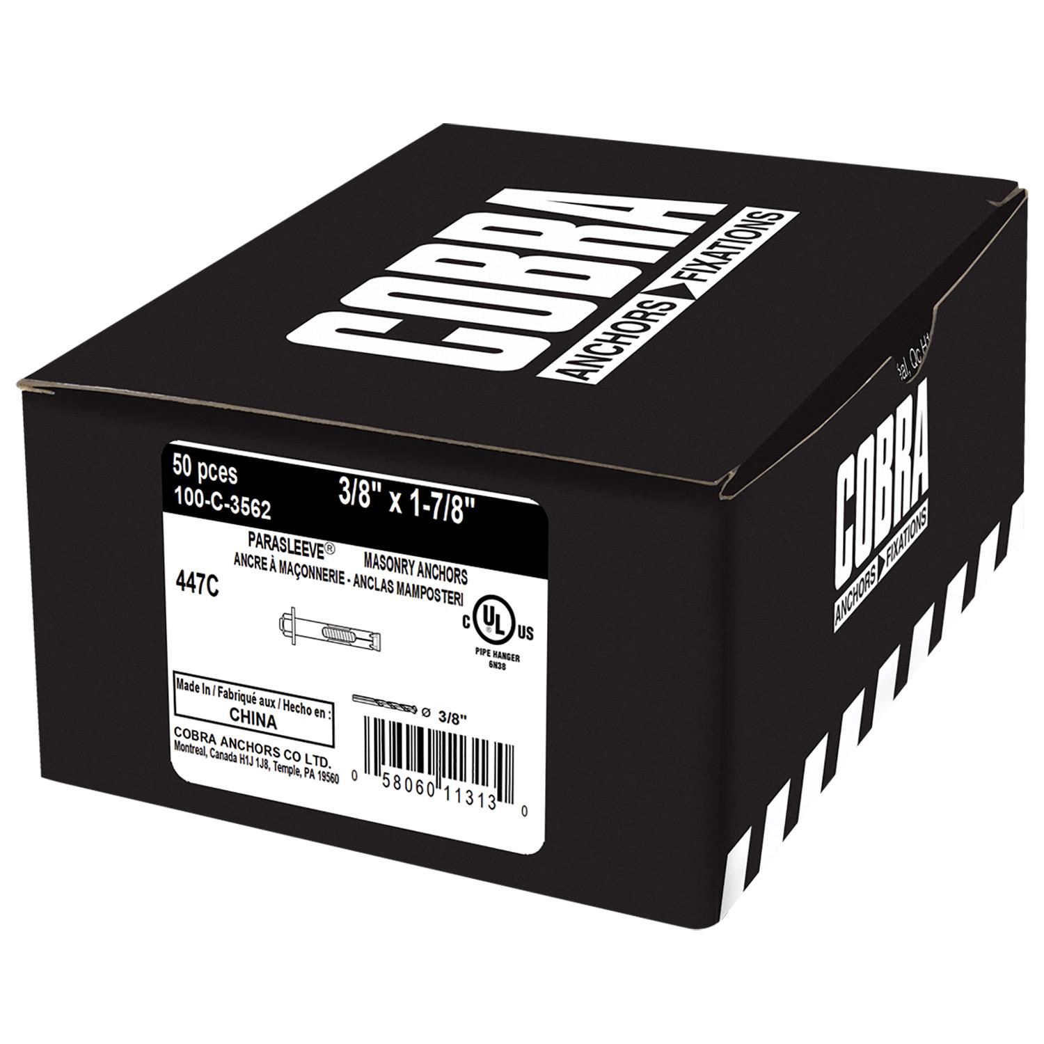 ParaSleeve 3/8-in x 1-7/8-in - 50/Pack