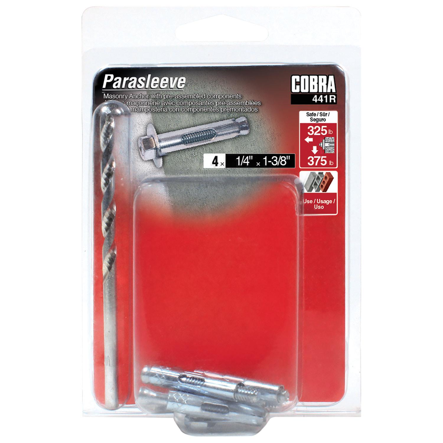 ParaSleeve 1/4" x 1-3/8"-4/Pack