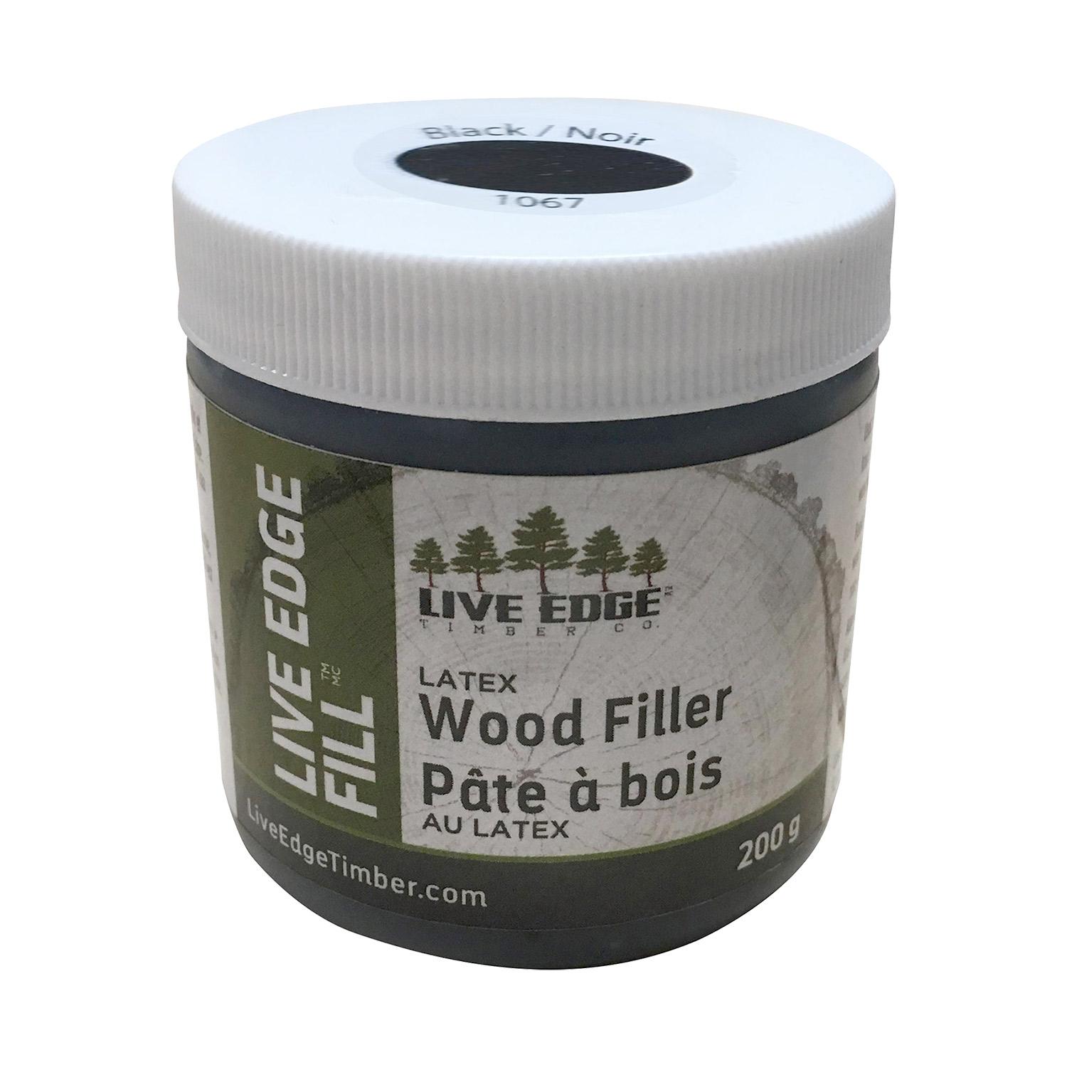 Bouche-pores de bois à arête vive noir 200 g