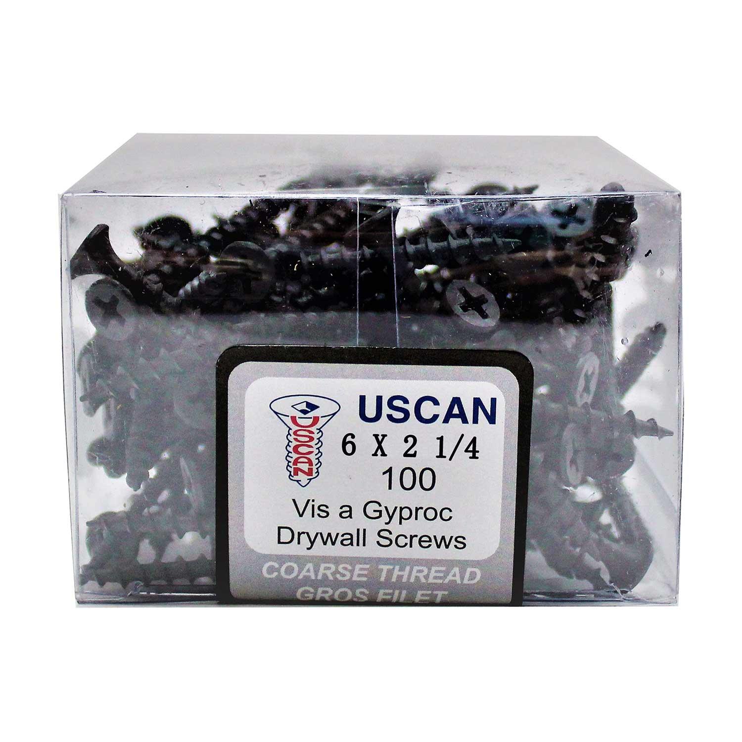 #6 x 2-1/4" Coarse Drywall Screw-100/Pack