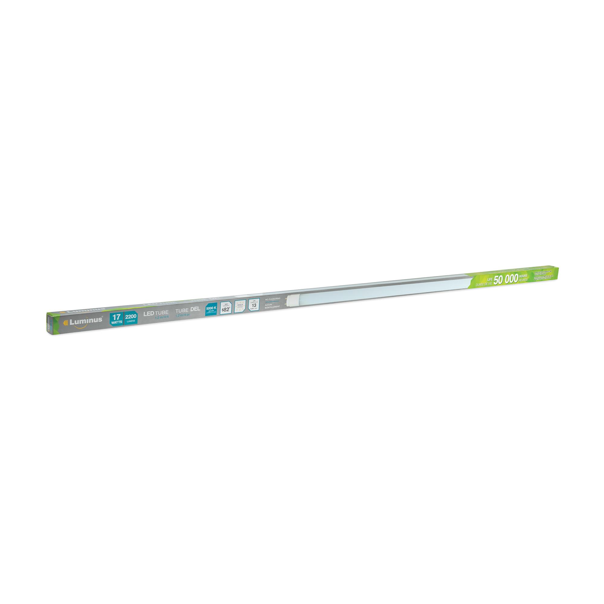 Tube en verre DEL 5 000 K