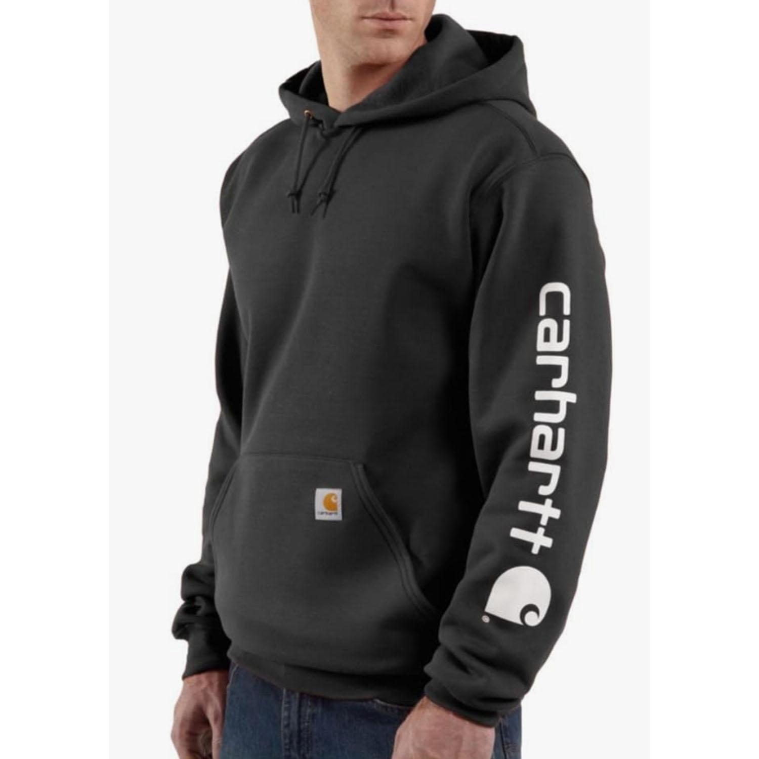 MidWeight Signature Sleeve Logo Hooded Sweatshirt
