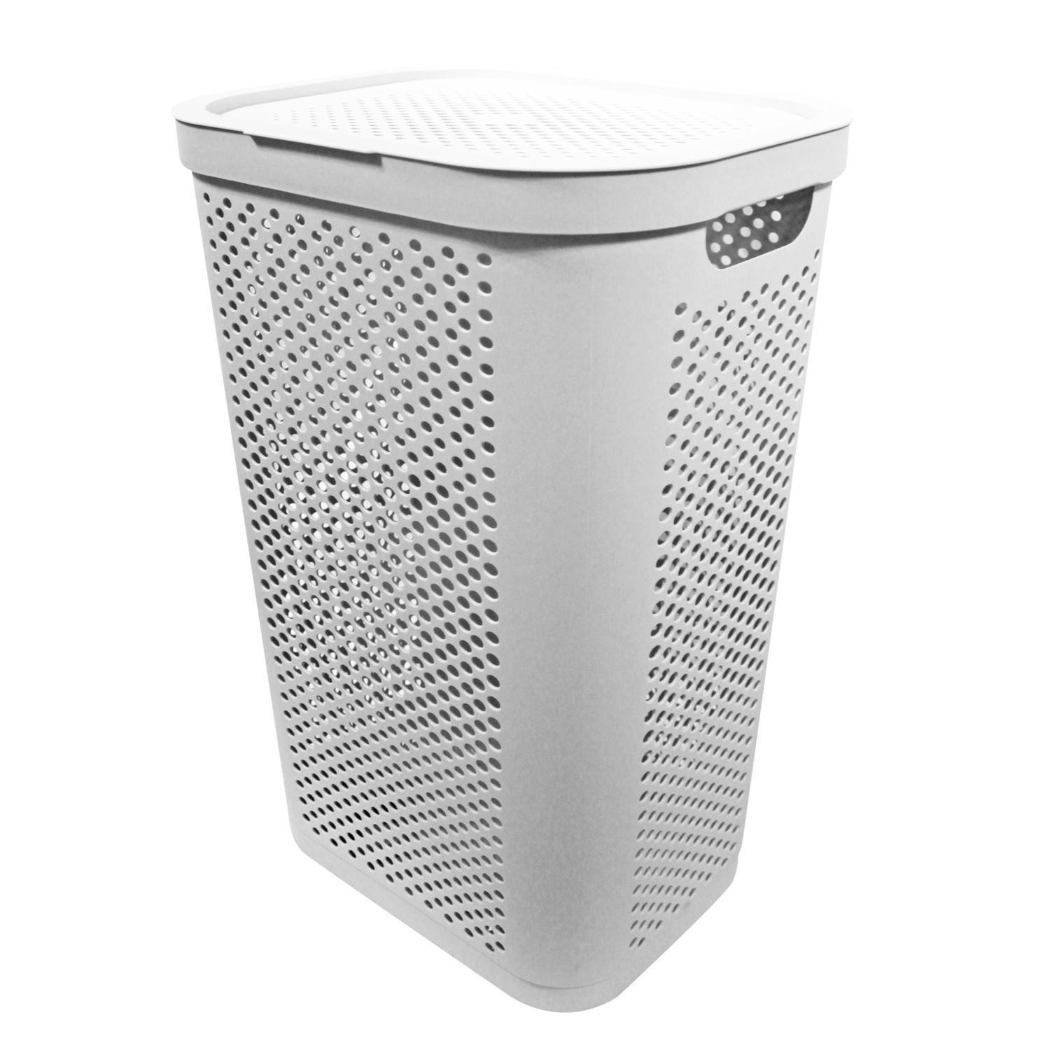 Panier à linge 60 l blanc