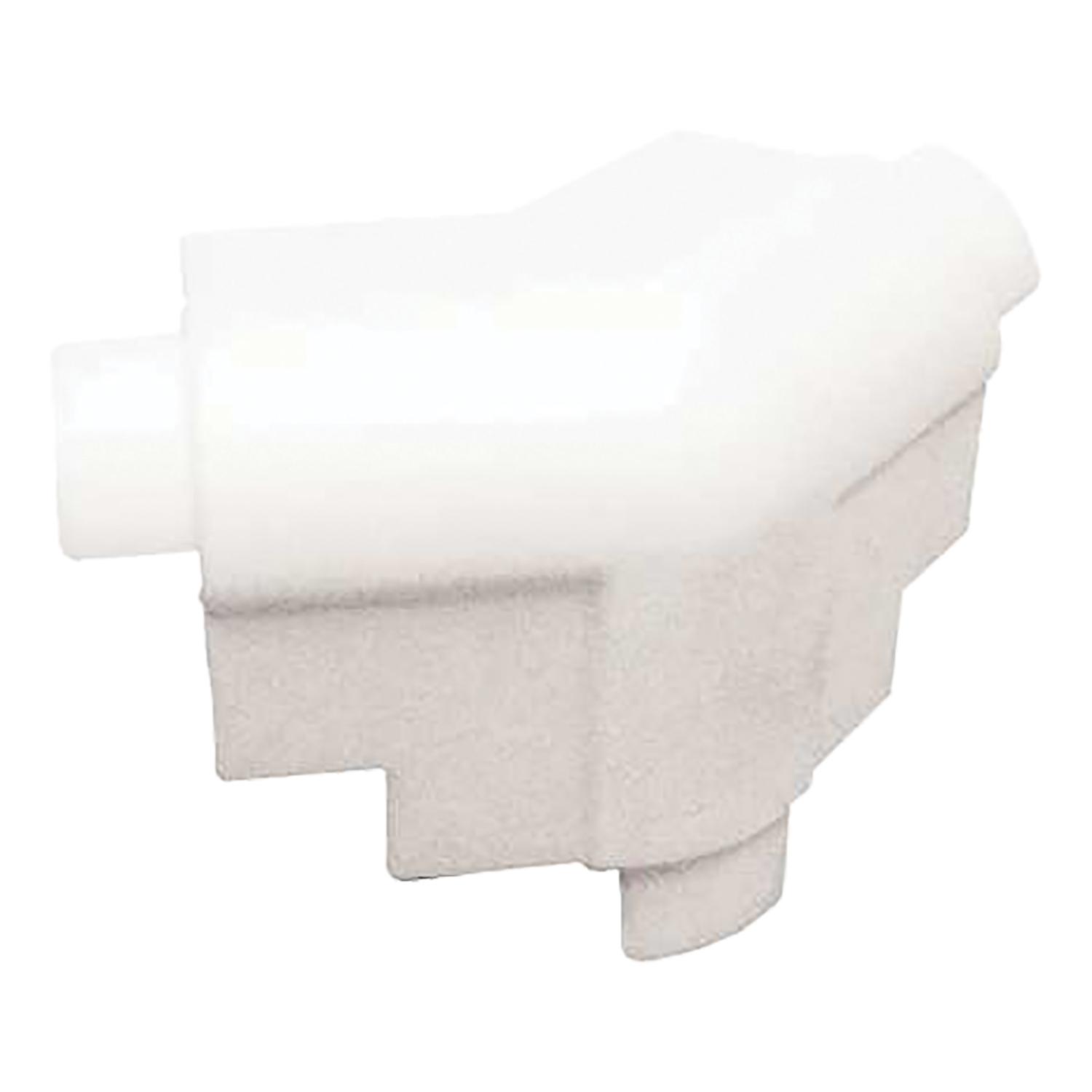 Coin extérieur 3/4 po angle décalé arrondi 3 voies