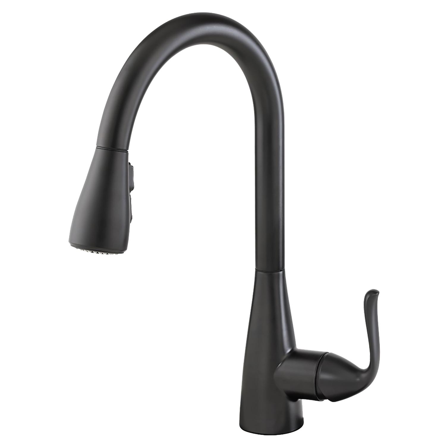 Grenville Pull-Down Kitchen Faucet - Matte Black