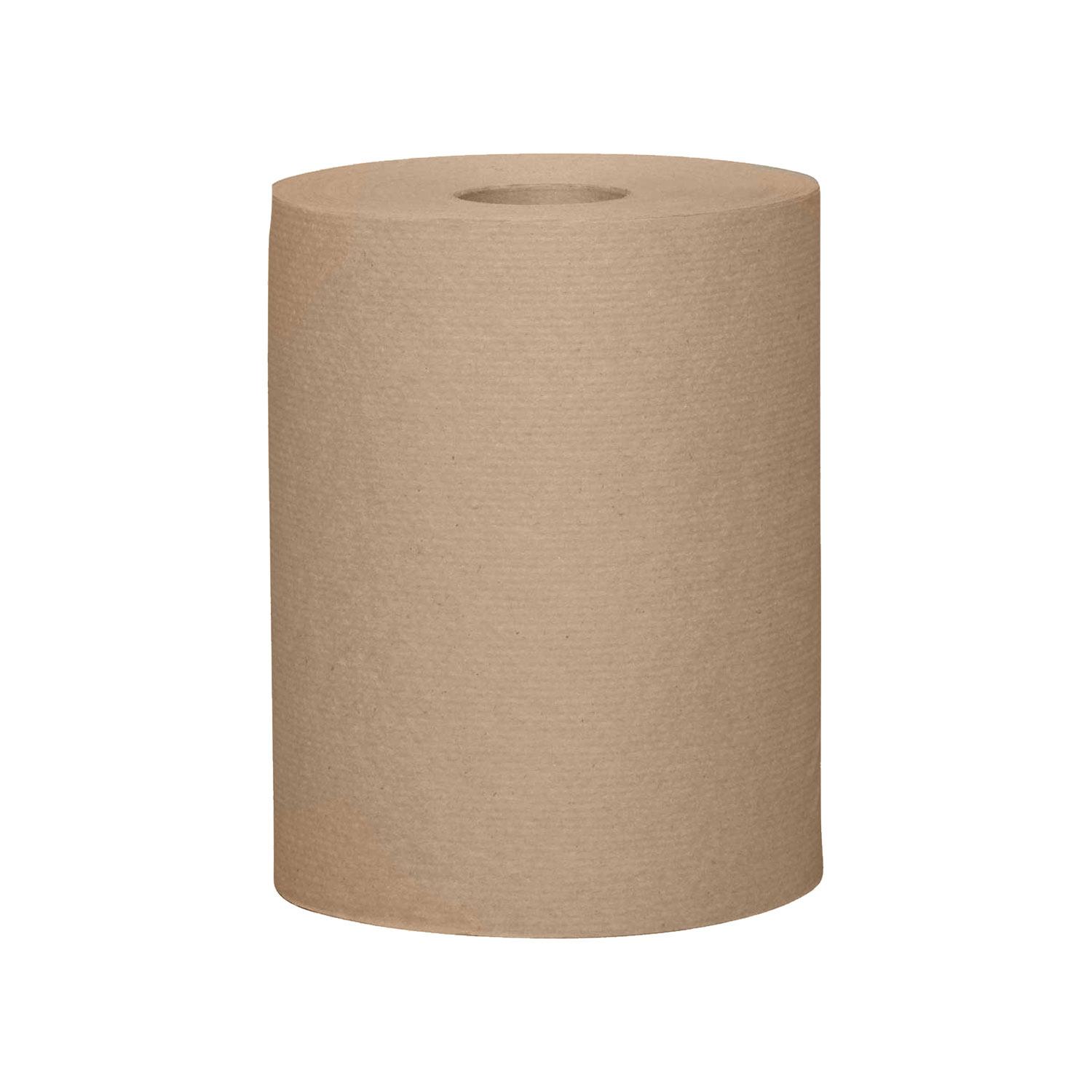 Papier à main 8 po x 205 pi brun, 24/pqt