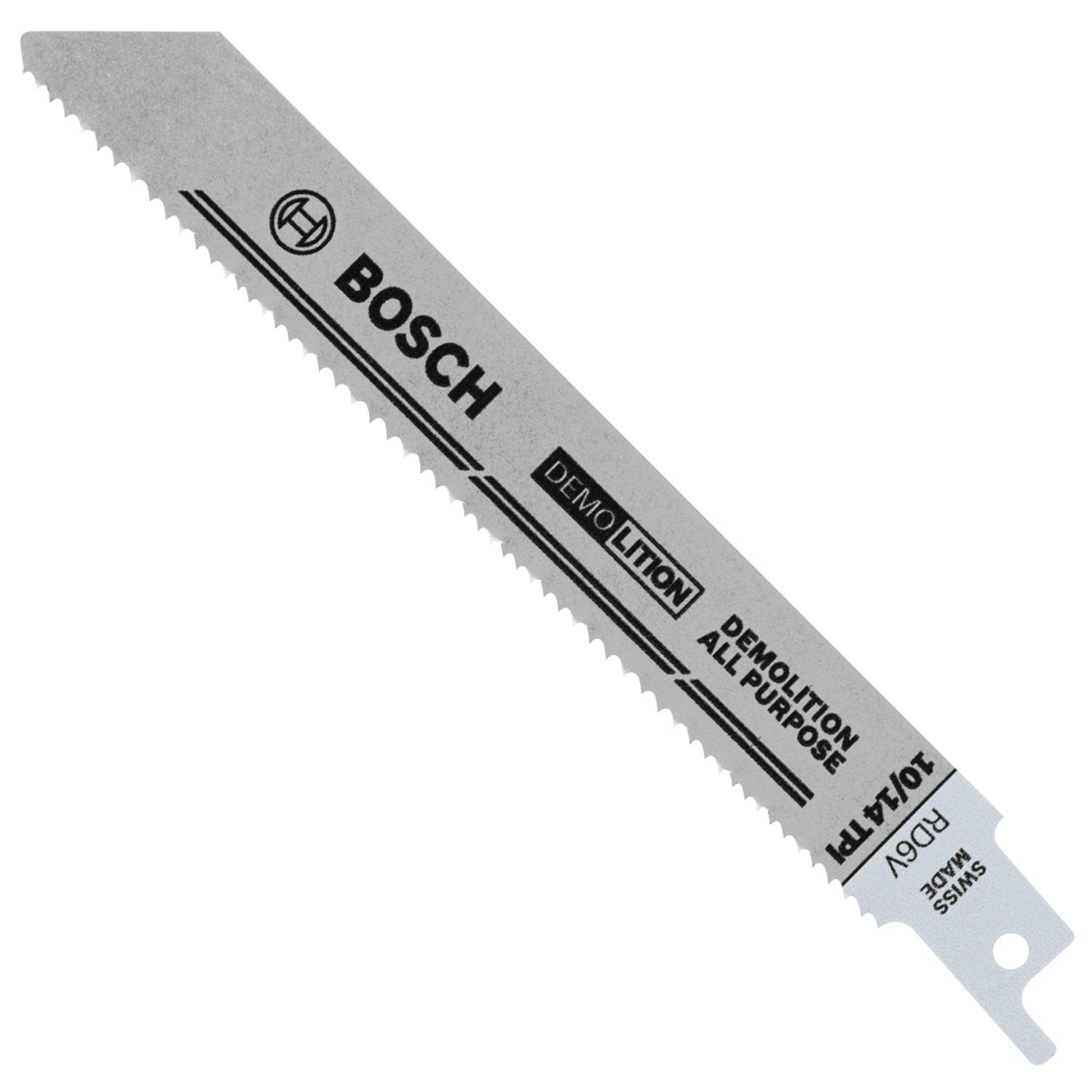 Reciprocating Saw Blade 6 x 10-14 TPI Demo 5/Pack