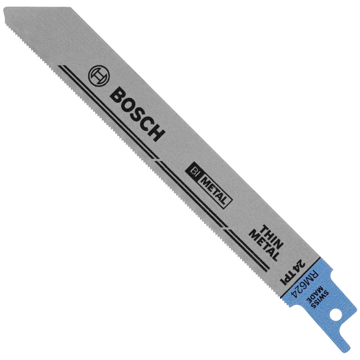 Recip Saw Blade 6"X24TPI Metal 5Pk