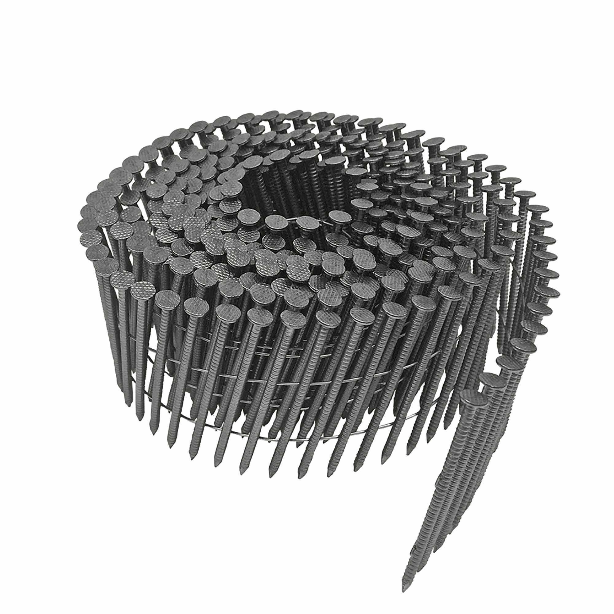 15Deg Coil Nails-Wire Ring.Hot-G. 2 1/2" X .099"