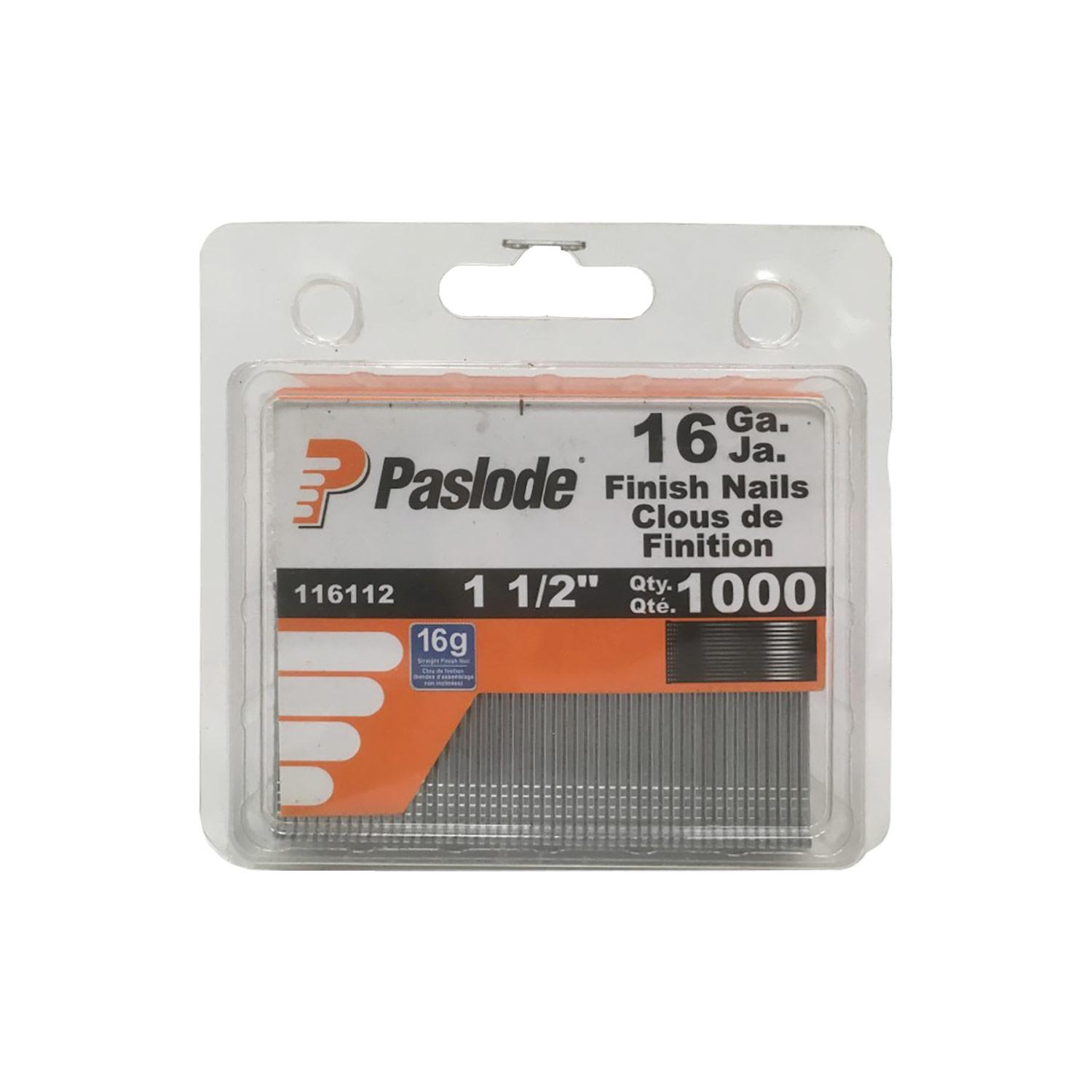16 G x 1-1/2" Finish Nails-1000/Pack
