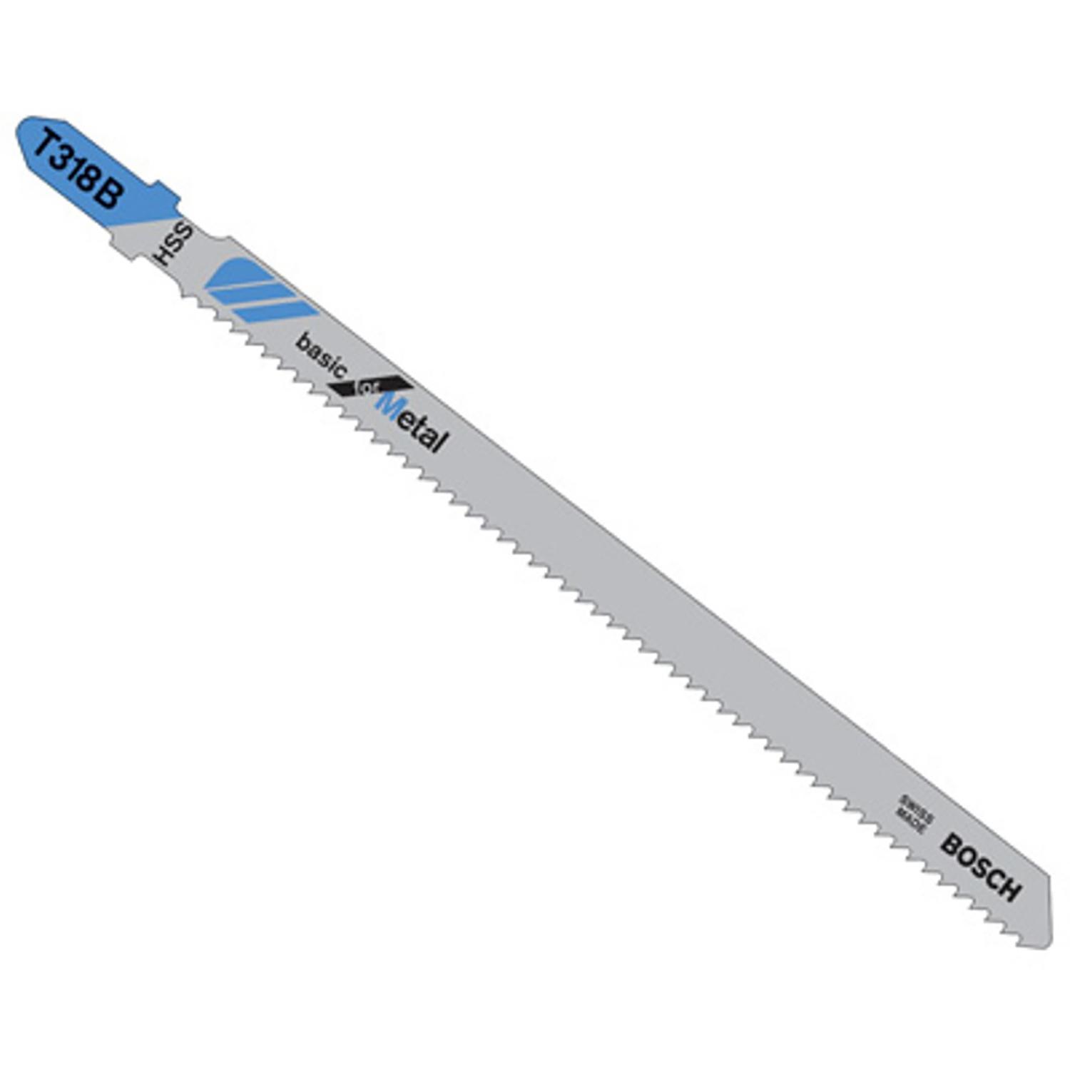 5"X 14 TPI Metal Straight Cut- 5/Pack