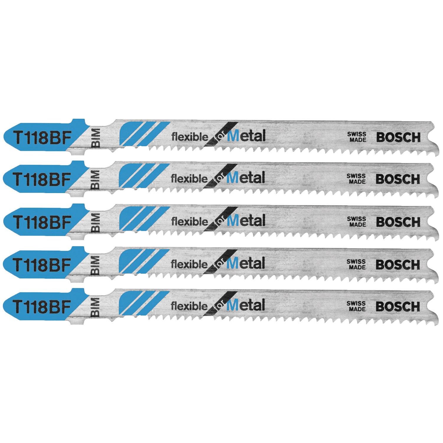 3"-5/8" 11- 14TPI Bi-Metal Flexable Package Of 5