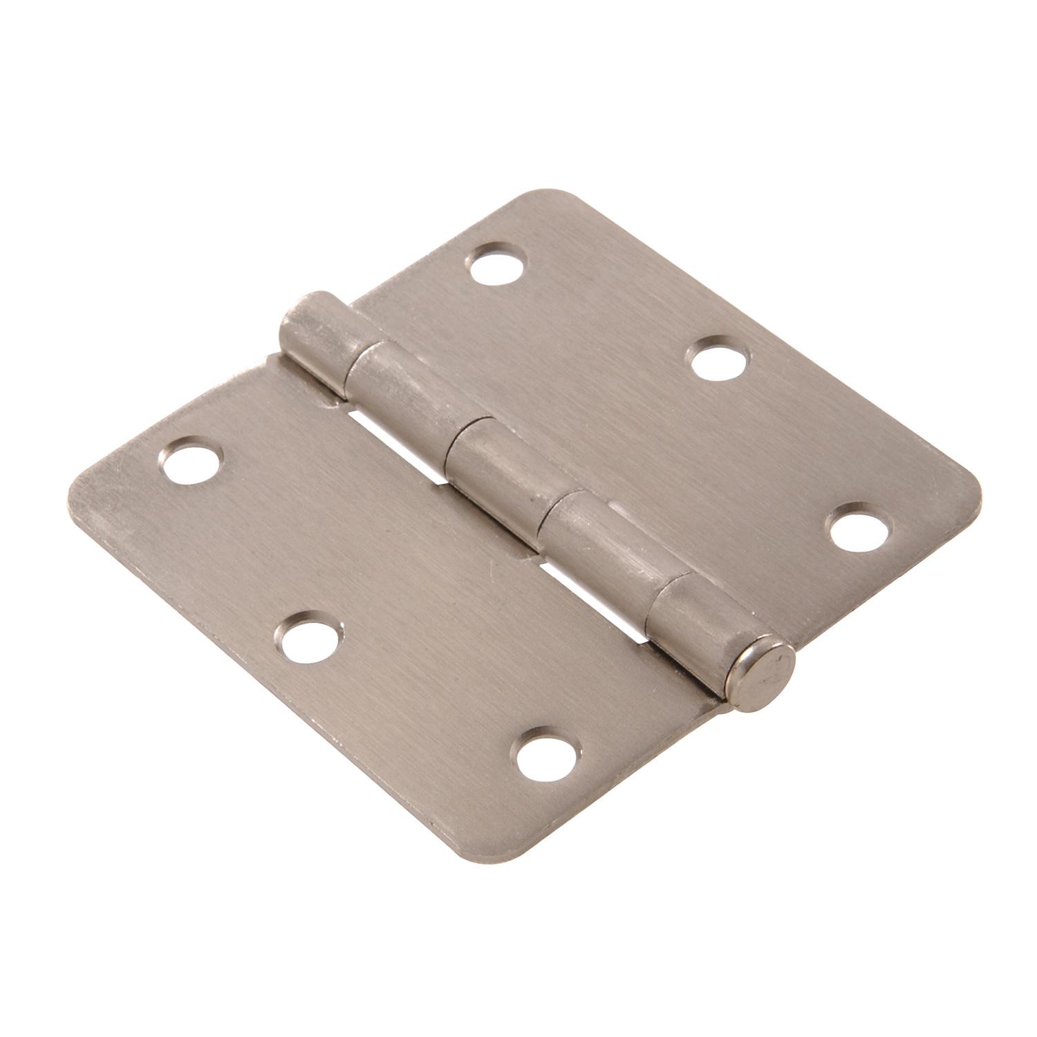 3-1/2" Satin Nickel Full Mortise Door Hinge