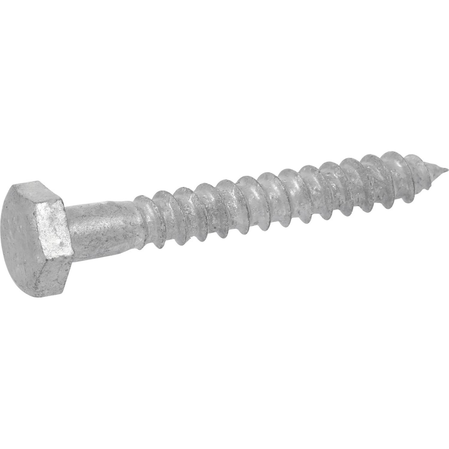 5/16" Galvanized Lag Screw-50/Pack