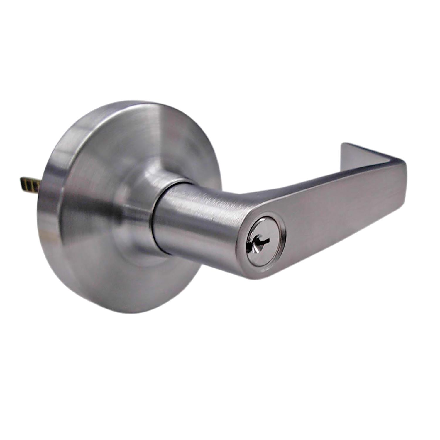 Satin Chrome Entry 8500/9700 Series Lever Trim Door Handle