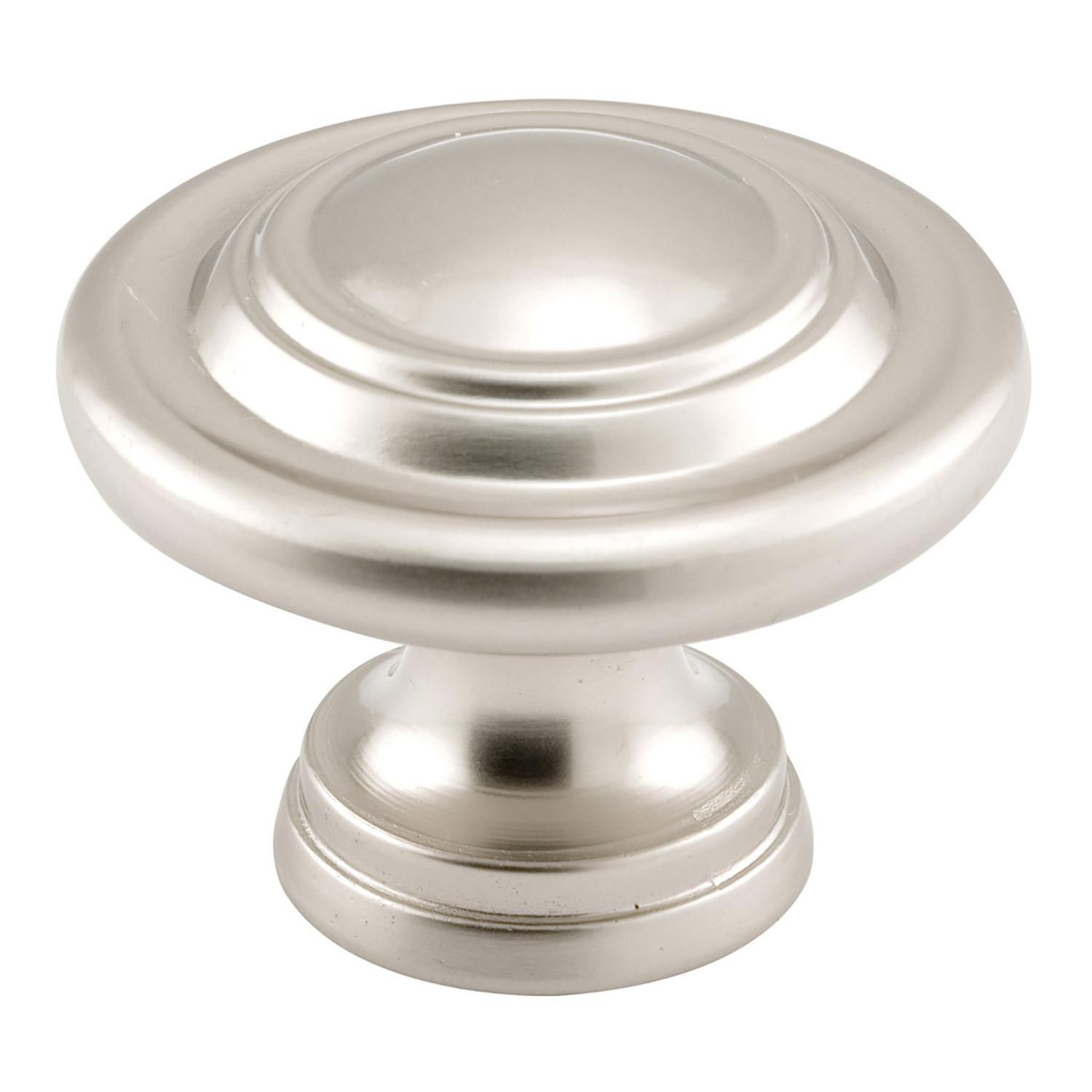 1-3/4" Bi-Fold Door Knobs, Satin Nickel Plated