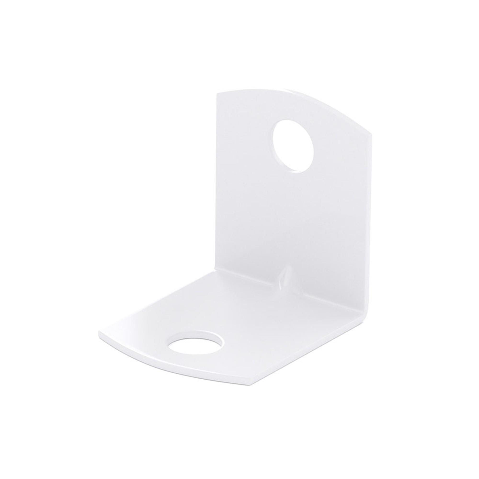 Support d'équerre carré blanc 3/4 x 3/4 po 90° (100)