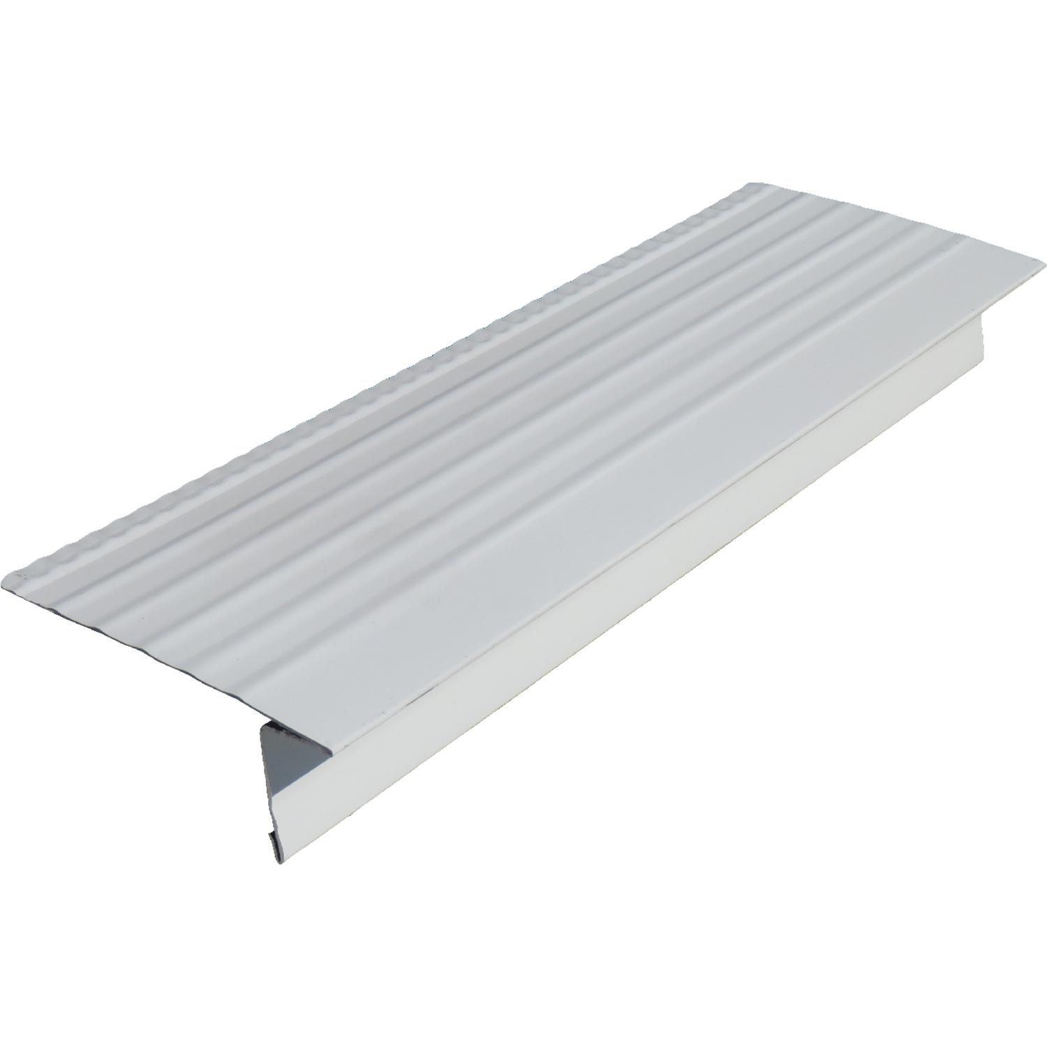 4'' X 10' White Aluminum Roof Edge