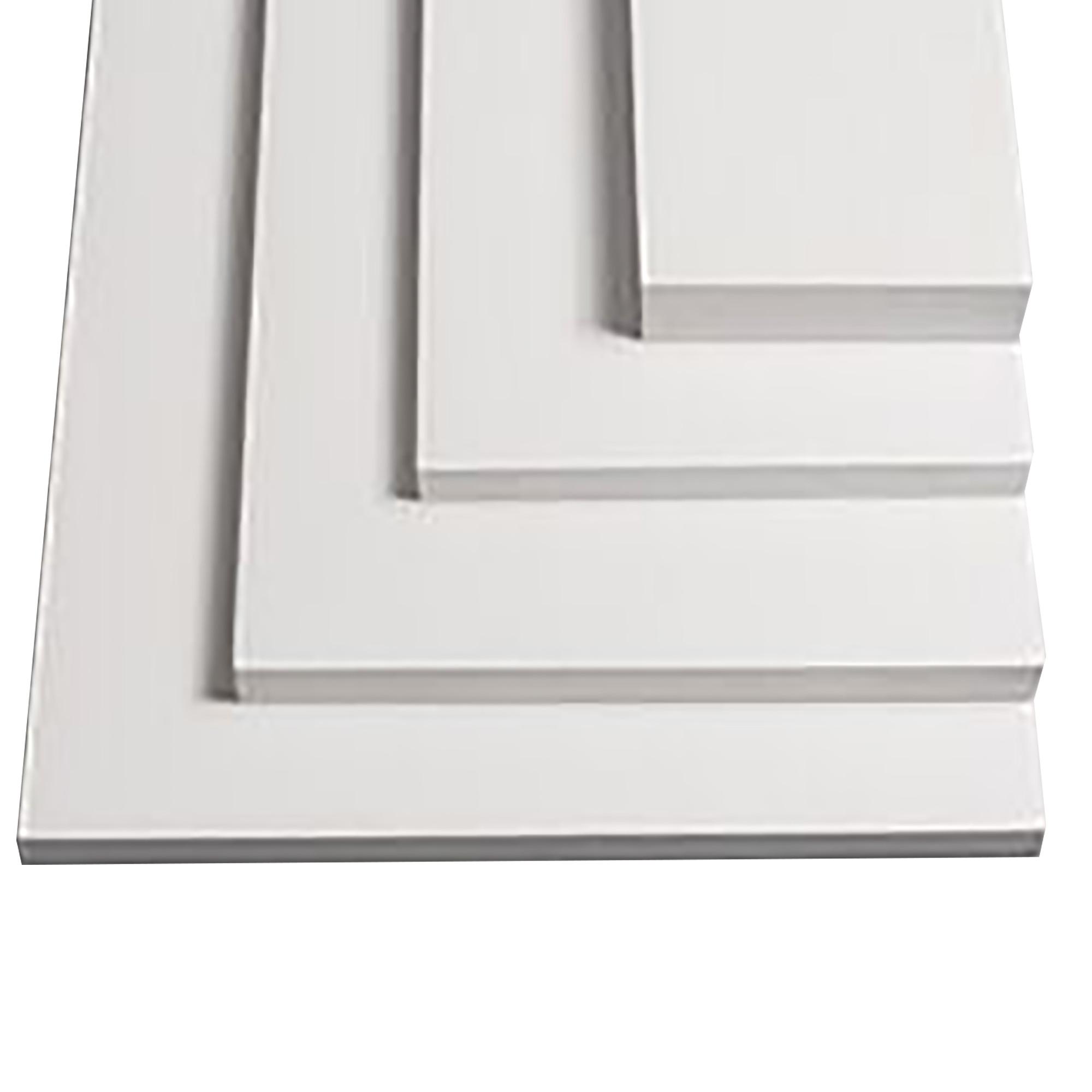 Garniture en PVC lisse 3/8 po x 4 x 8 pi